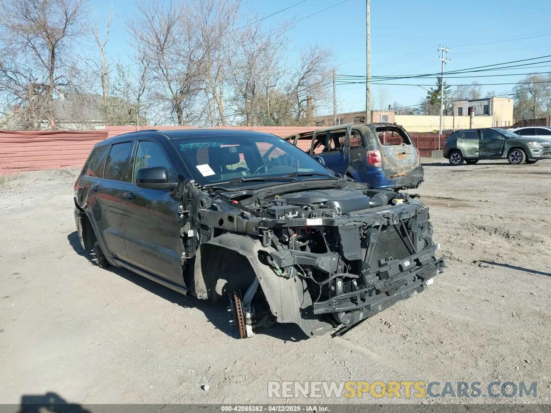1 Photograph of a damaged car 1C4RJFAG1LC273020 JEEP GRAND CHEROKEE 2020