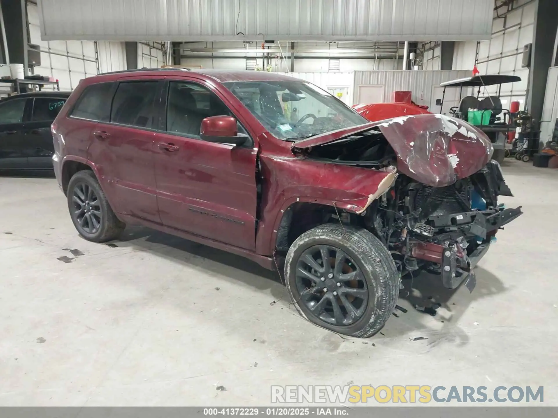 1 Photograph of a damaged car 1C4RJFAG3LC297996 JEEP GRAND CHEROKEE 2020