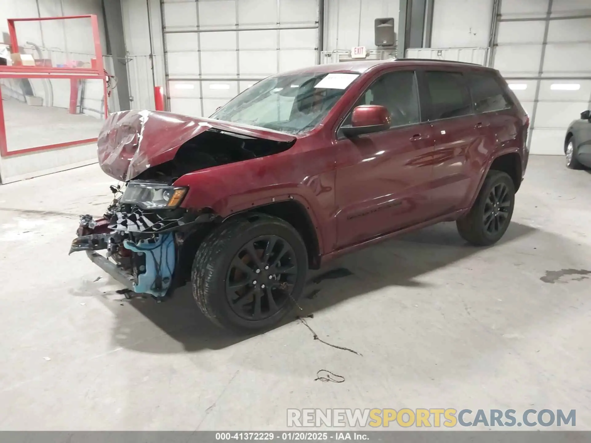 2 Photograph of a damaged car 1C4RJFAG3LC297996 JEEP GRAND CHEROKEE 2020