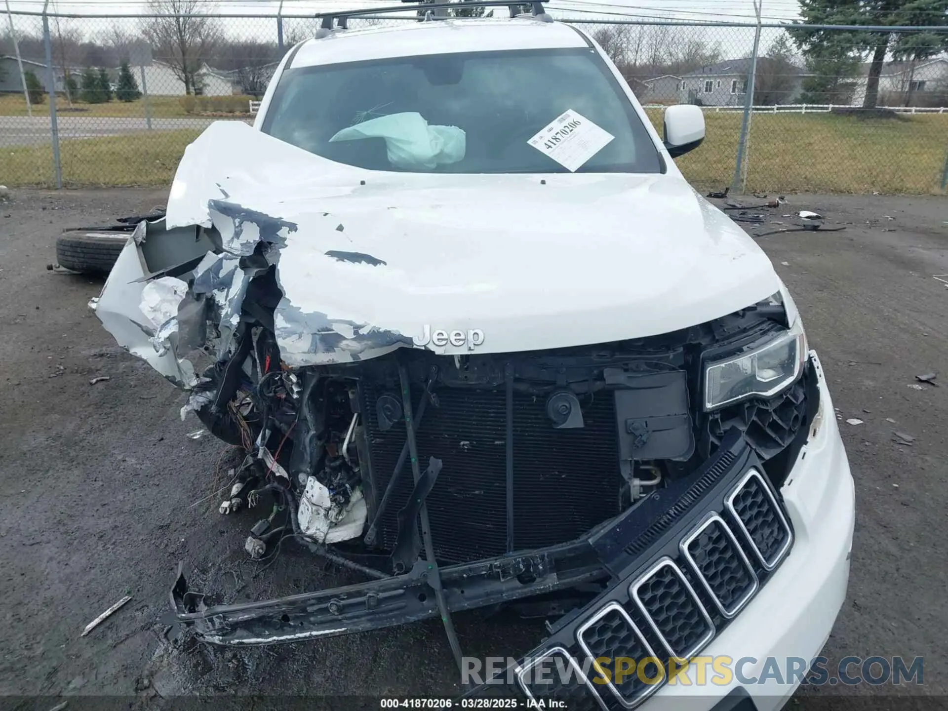 13 Photograph of a damaged car 1C4RJFAG4LC421919 JEEP GRAND CHEROKEE 2020