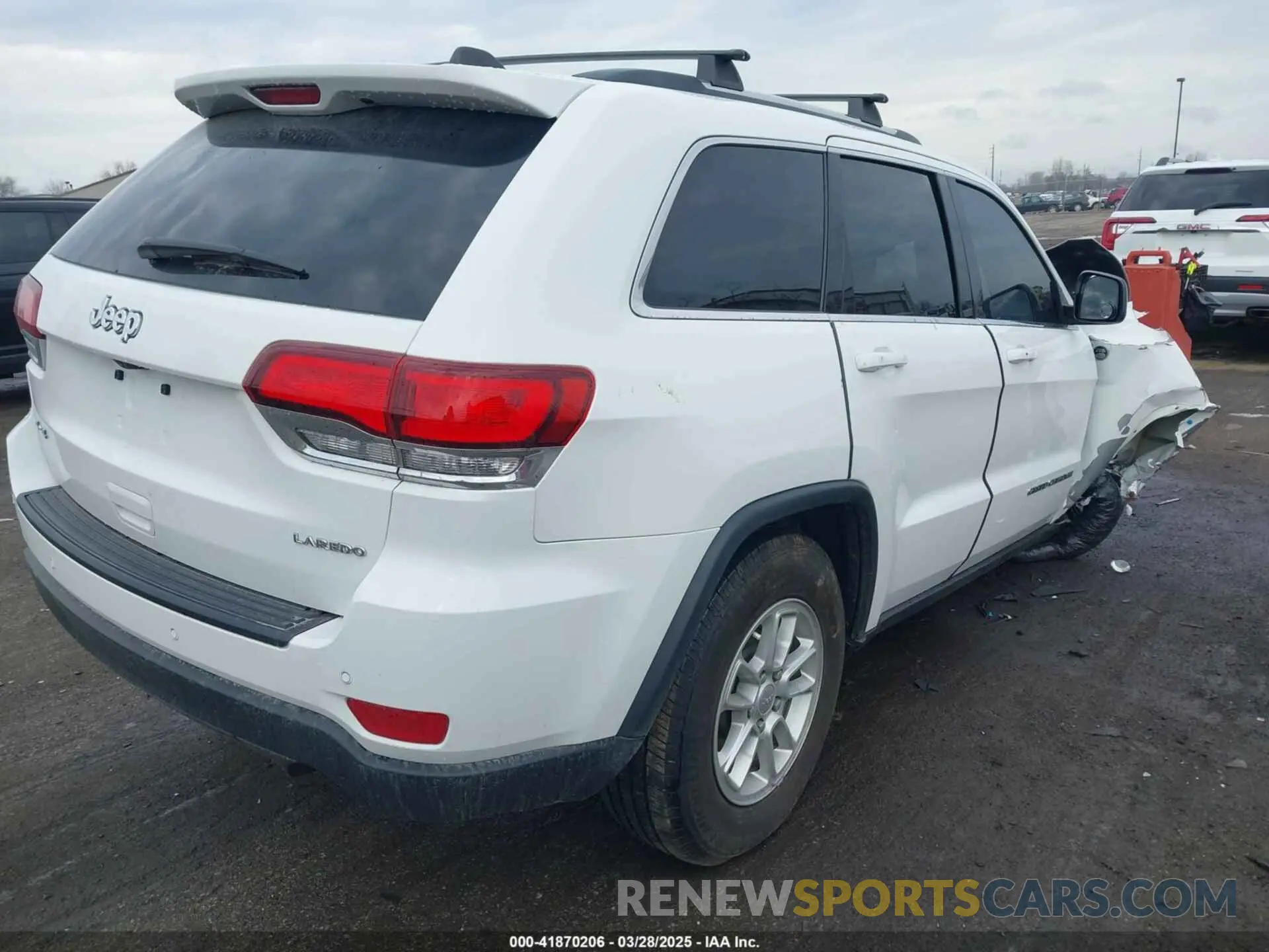4 Photograph of a damaged car 1C4RJFAG4LC421919 JEEP GRAND CHEROKEE 2020