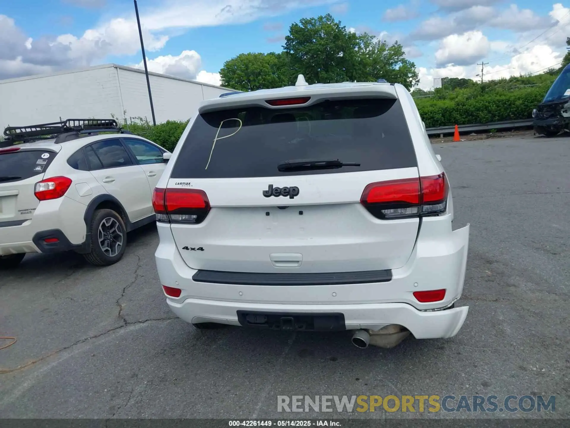 15 Photograph of a damaged car 1C4RJFAG8LC421003 JEEP GRAND CHEROKEE 2020