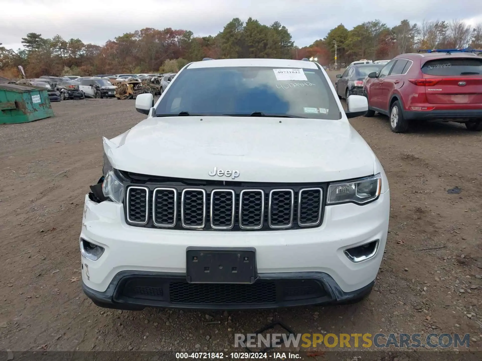 12 Photograph of a damaged car 1C4RJFAGXLC433962 JEEP GRAND CHEROKEE 2020