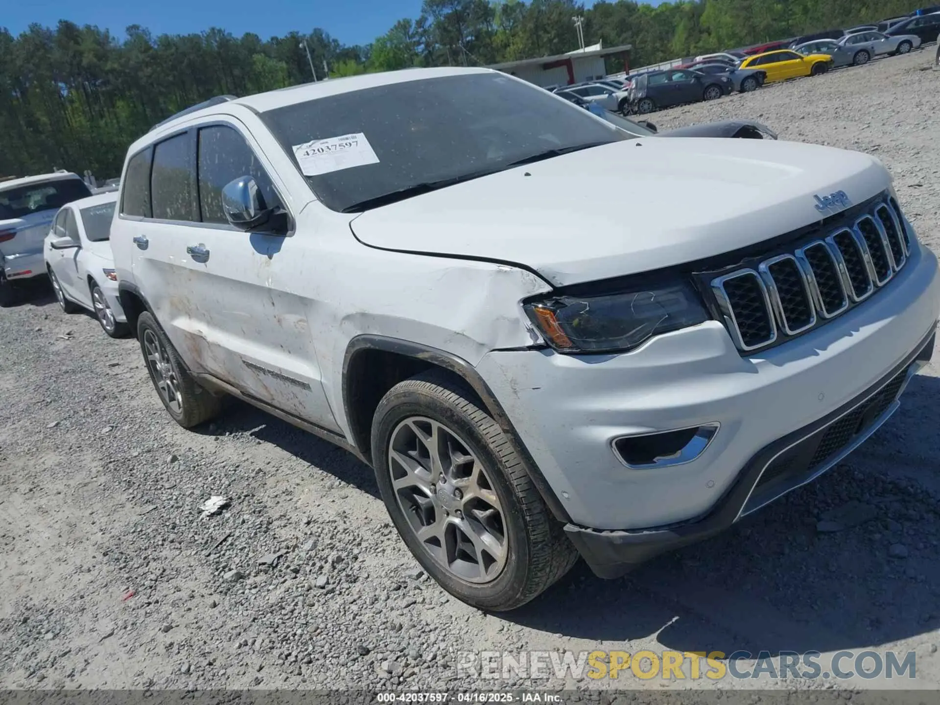 1 Photograph of a damaged car 1C4RJFBG0LC200347 JEEP GRAND CHEROKEE 2020