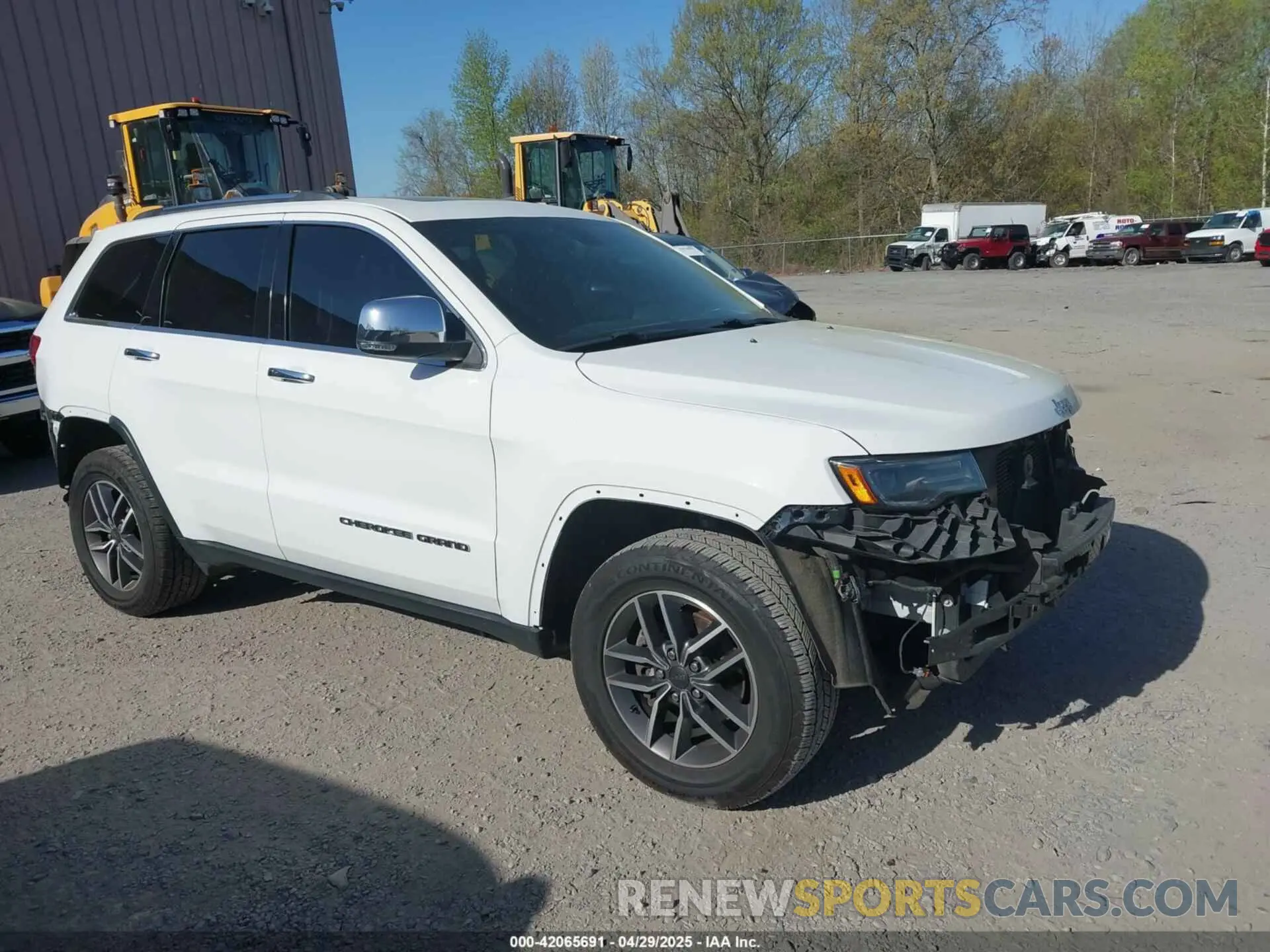 1 Photograph of a damaged car 1C4RJFBG0LC371924 JEEP GRAND CHEROKEE 2020