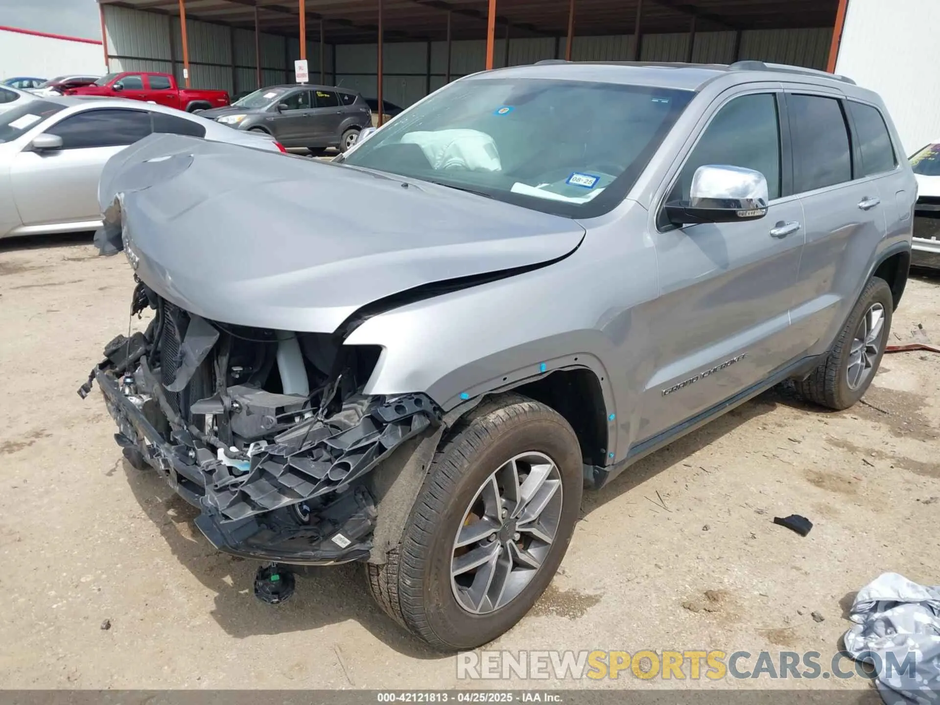 2 Photograph of a damaged car 1C4RJFBG1LC122774 JEEP GRAND CHEROKEE 2020