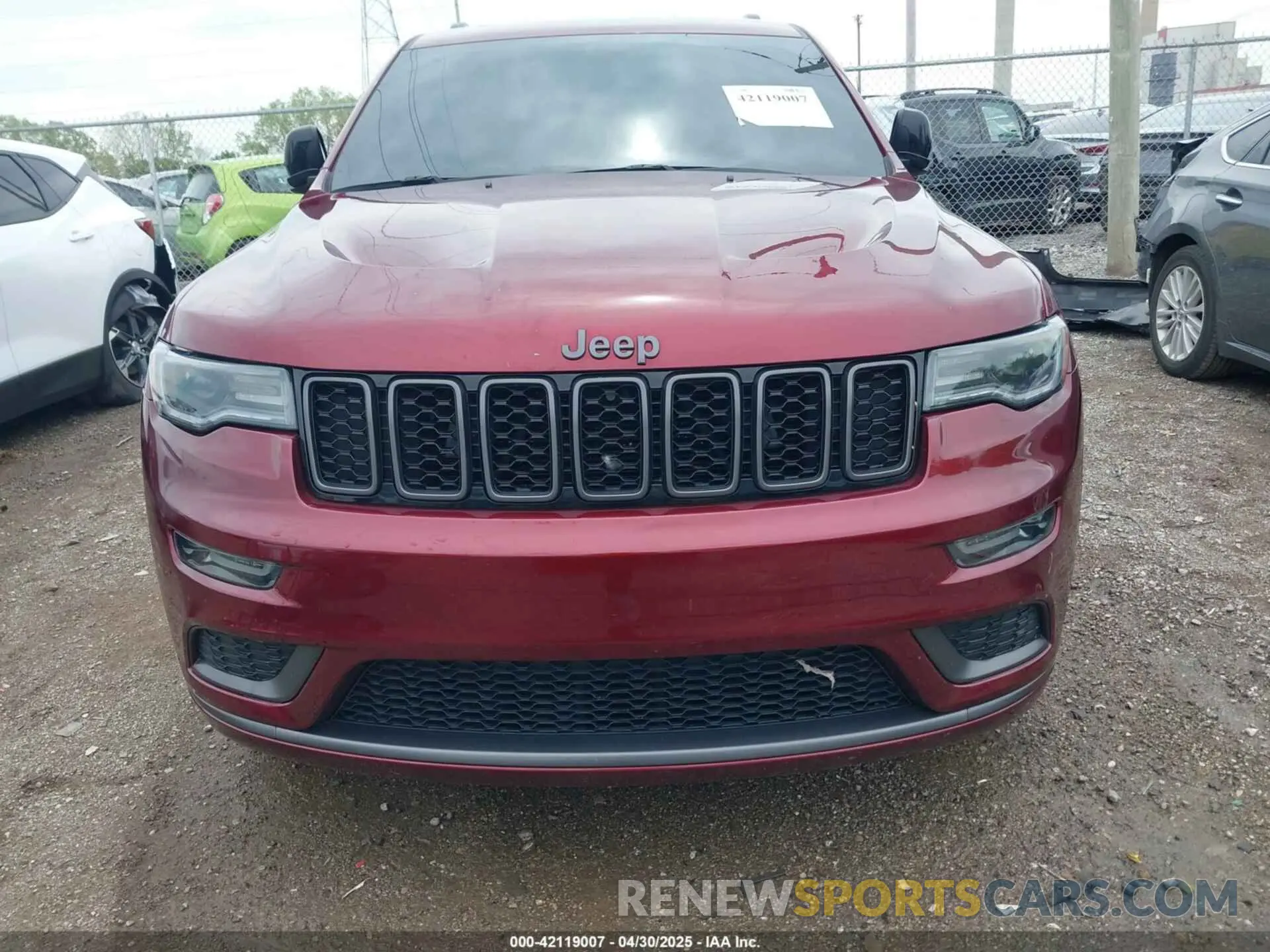 12 Photograph of a damaged car 1C4RJFBG1LC144077 JEEP GRAND CHEROKEE 2020