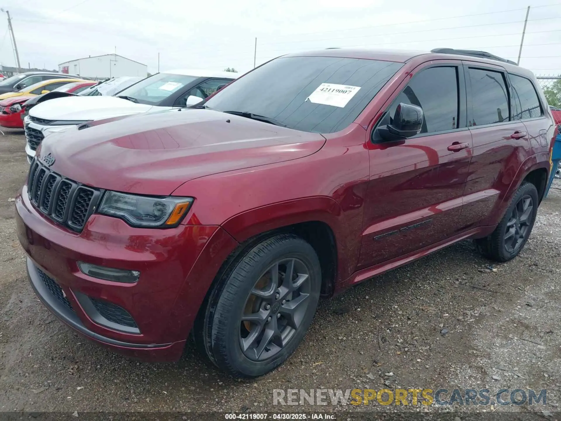 2 Photograph of a damaged car 1C4RJFBG1LC144077 JEEP GRAND CHEROKEE 2020