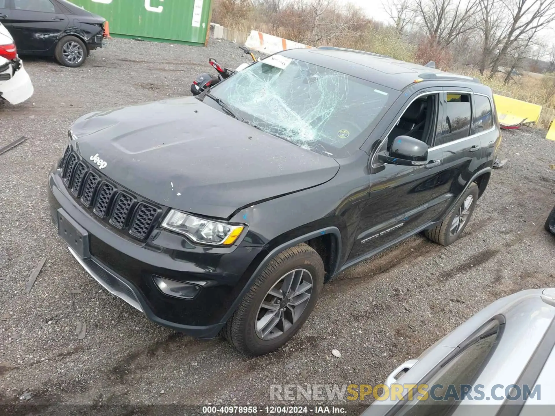 2 Photograph of a damaged car 1C4RJFBG1LC218372 JEEP GRAND CHEROKEE 2020