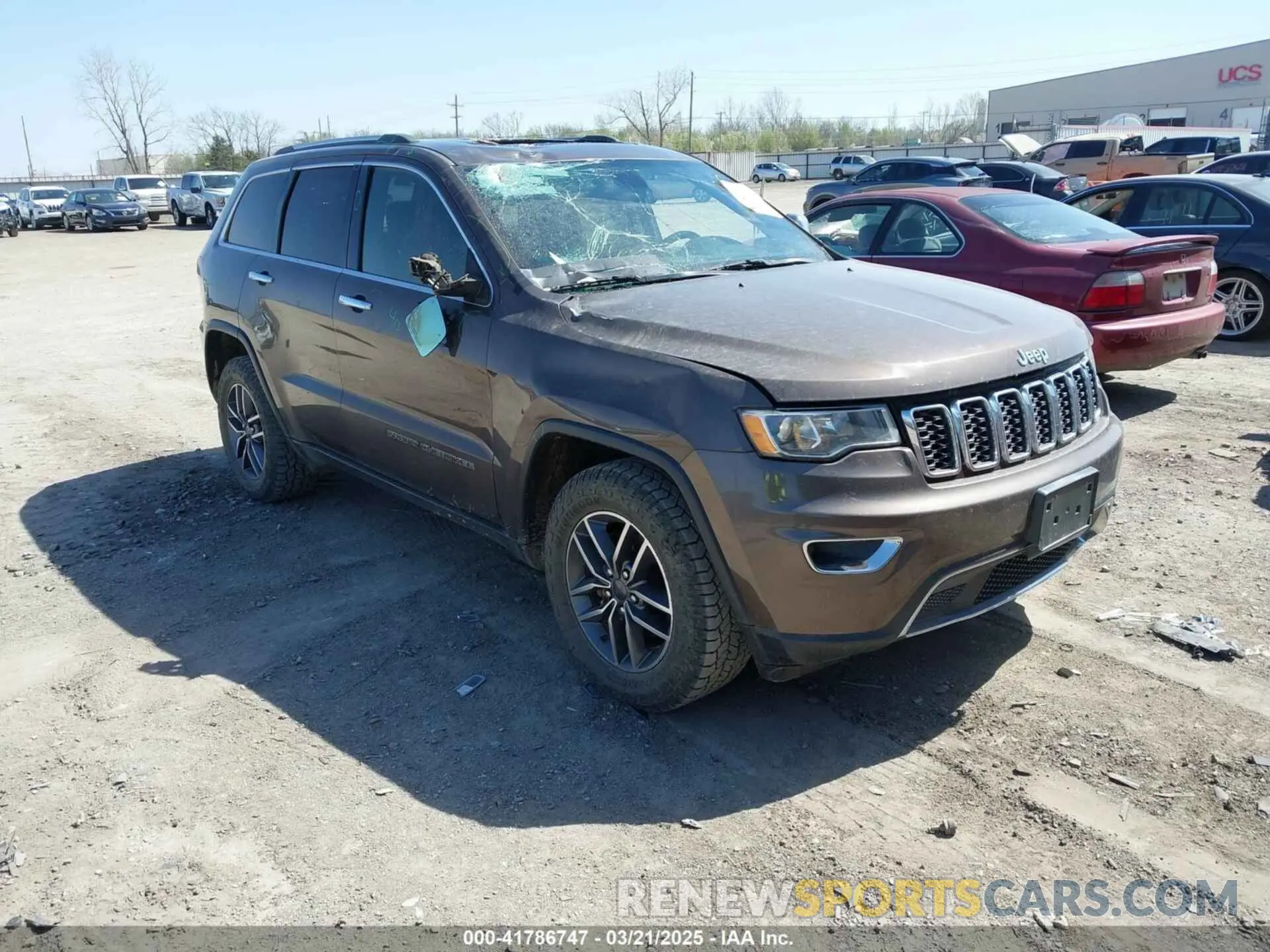 1 Photograph of a damaged car 1C4RJFBG1LC300117 JEEP GRAND CHEROKEE 2020
