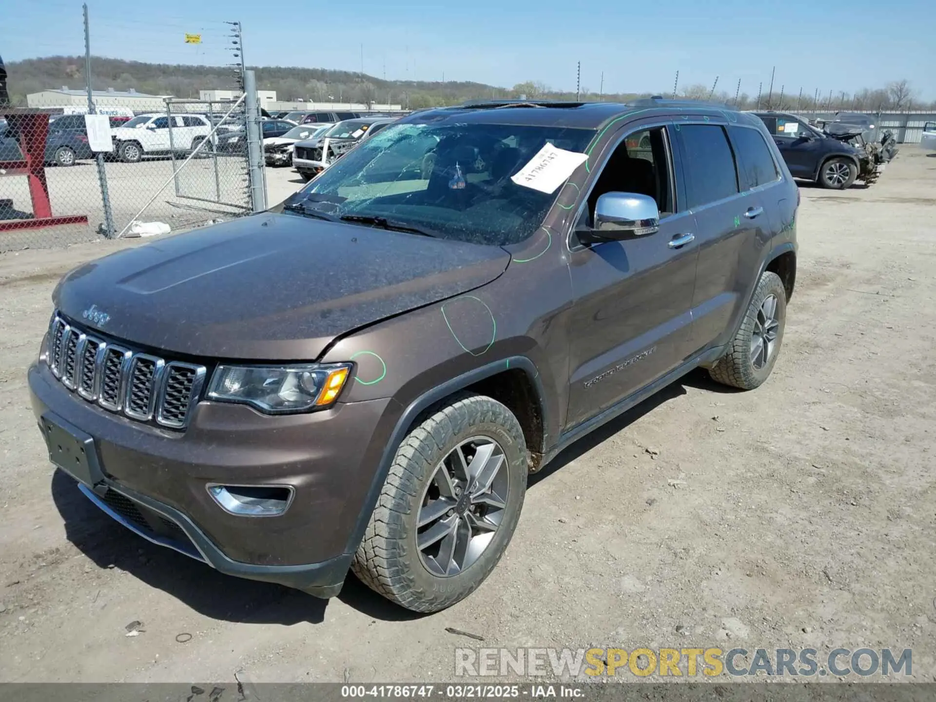 2 Photograph of a damaged car 1C4RJFBG1LC300117 JEEP GRAND CHEROKEE 2020