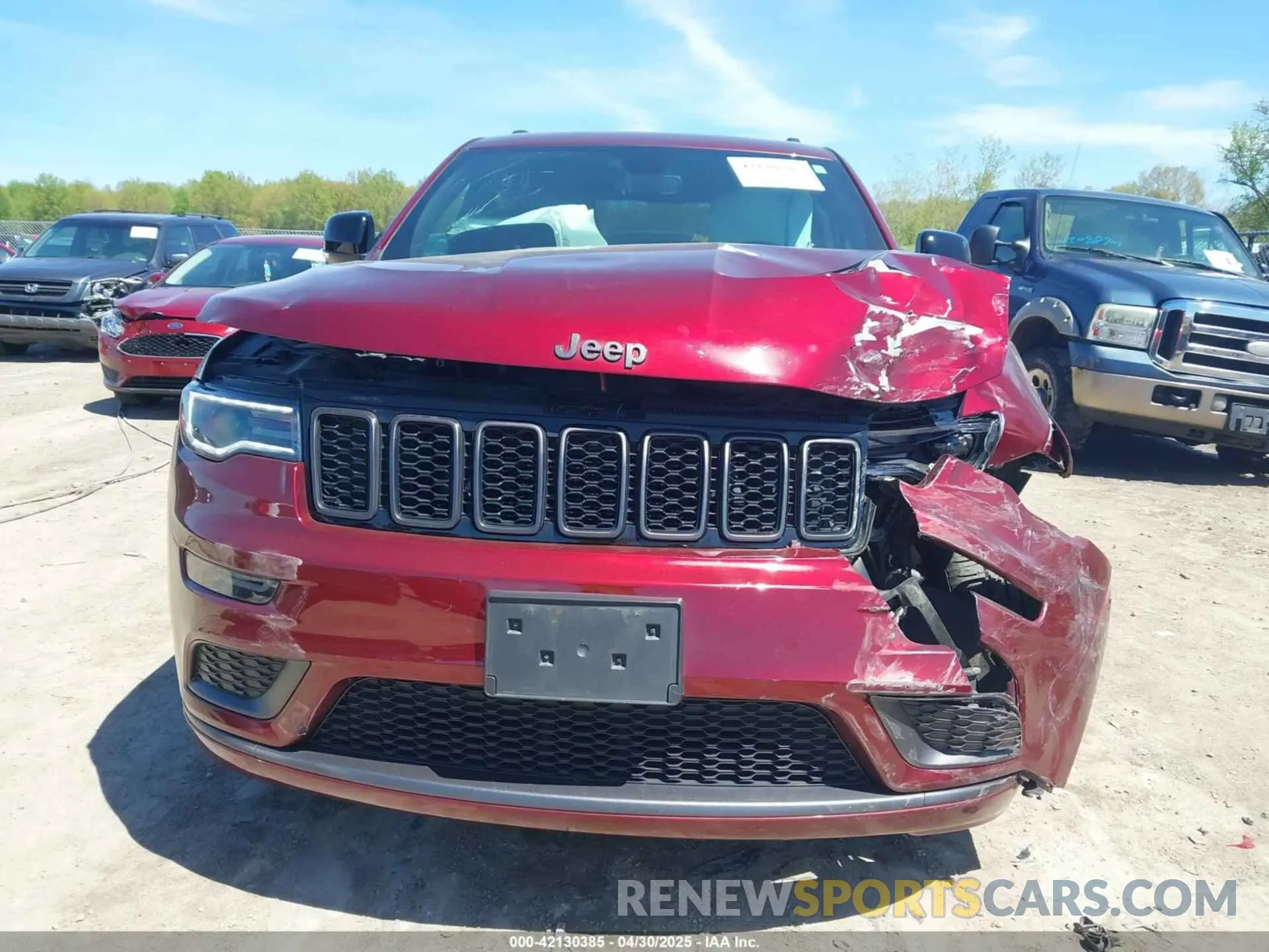 12 Photograph of a damaged car 1C4RJFBG2LC149384 JEEP GRAND CHEROKEE 2020