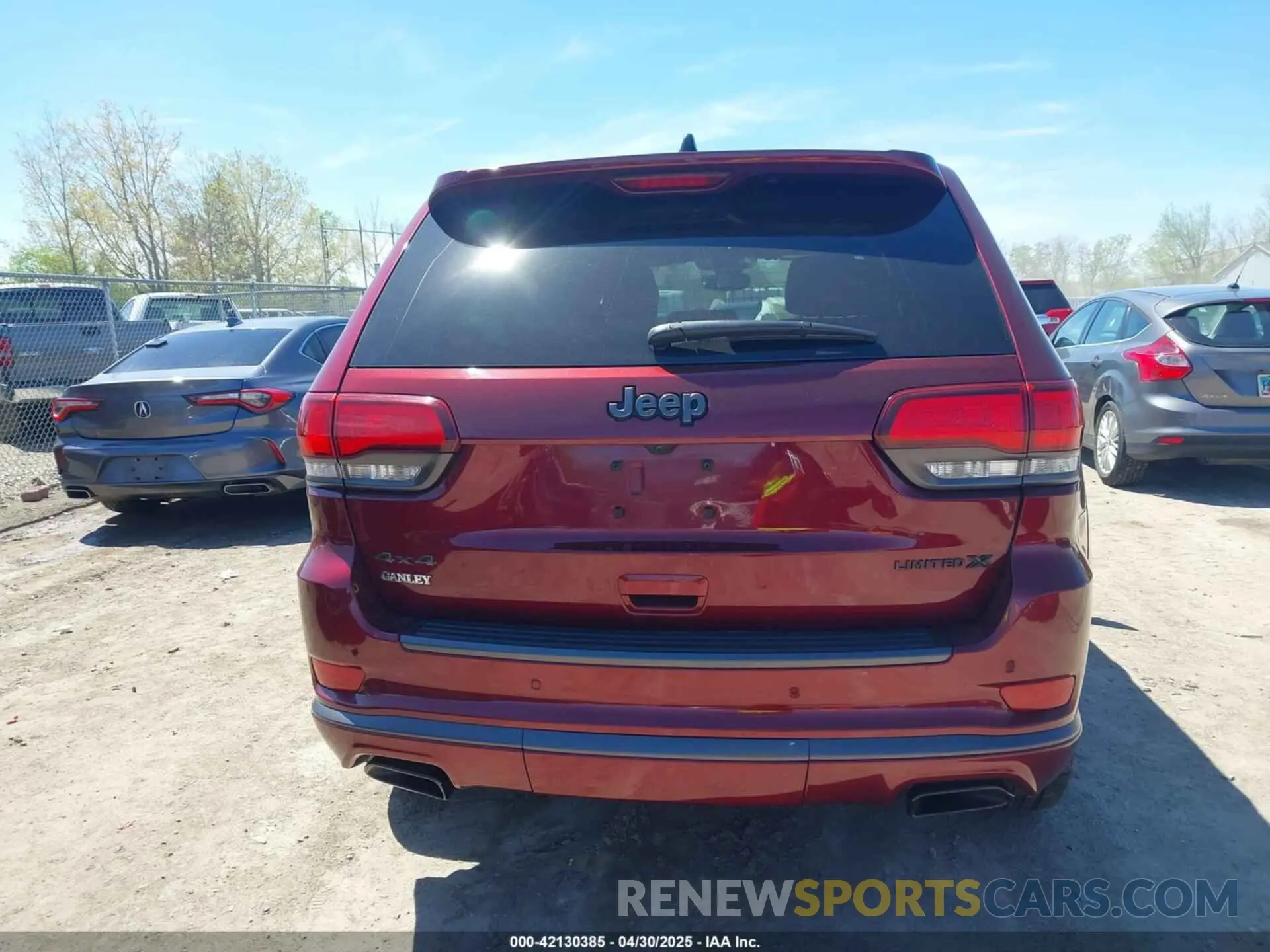 16 Photograph of a damaged car 1C4RJFBG2LC149384 JEEP GRAND CHEROKEE 2020