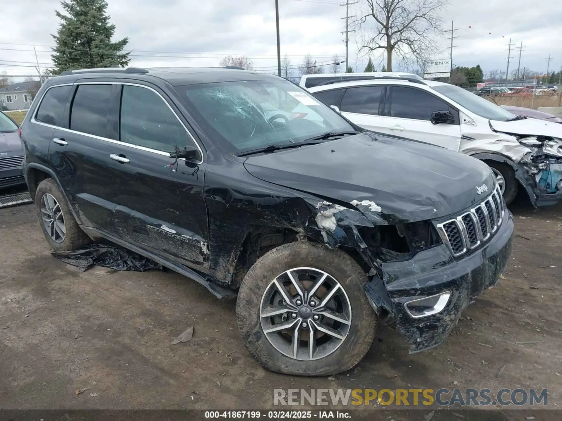 1 Photograph of a damaged car 1C4RJFBG2LC390135 JEEP GRAND CHEROKEE 2020