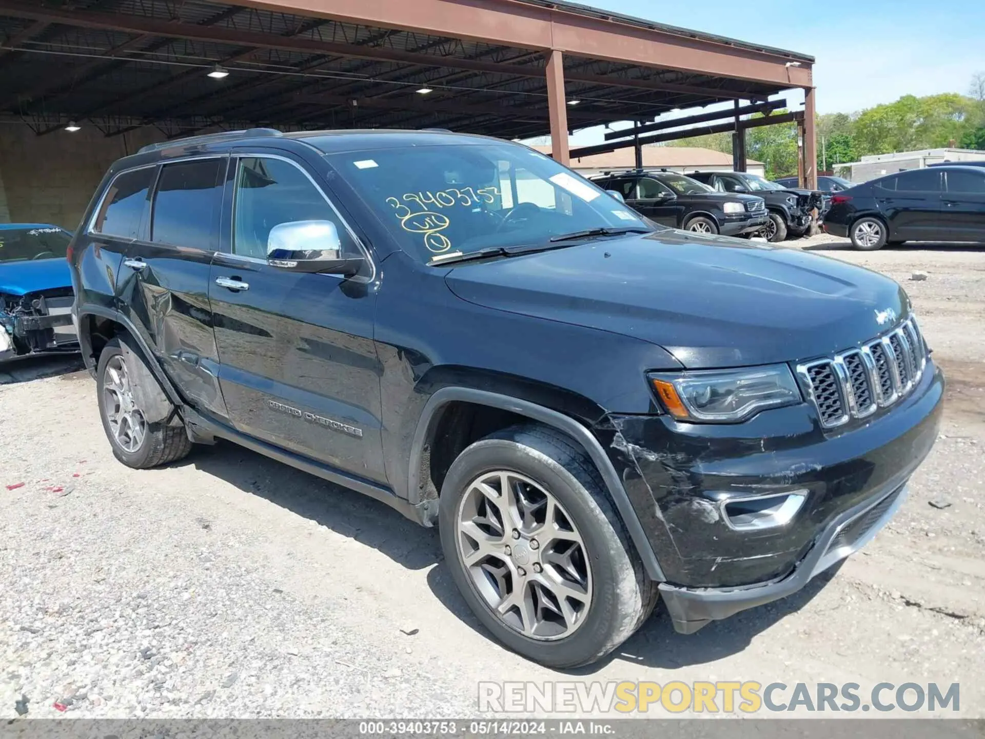 1 Photograph of a damaged car 1C4RJFBG2LC440614 JEEP GRAND CHEROKEE 2020