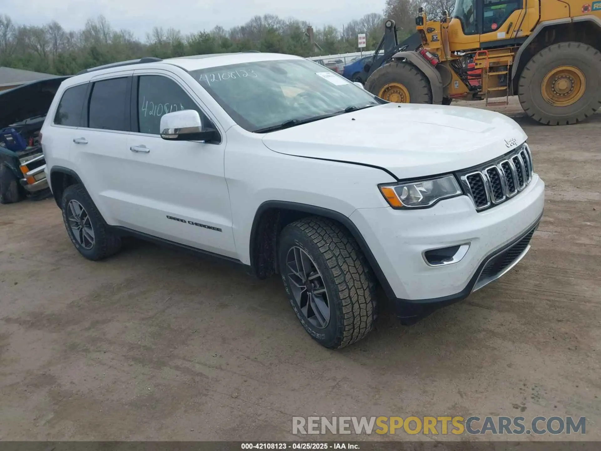 1 Photograph of a damaged car 1C4RJFBG4LC120856 JEEP GRAND CHEROKEE 2020