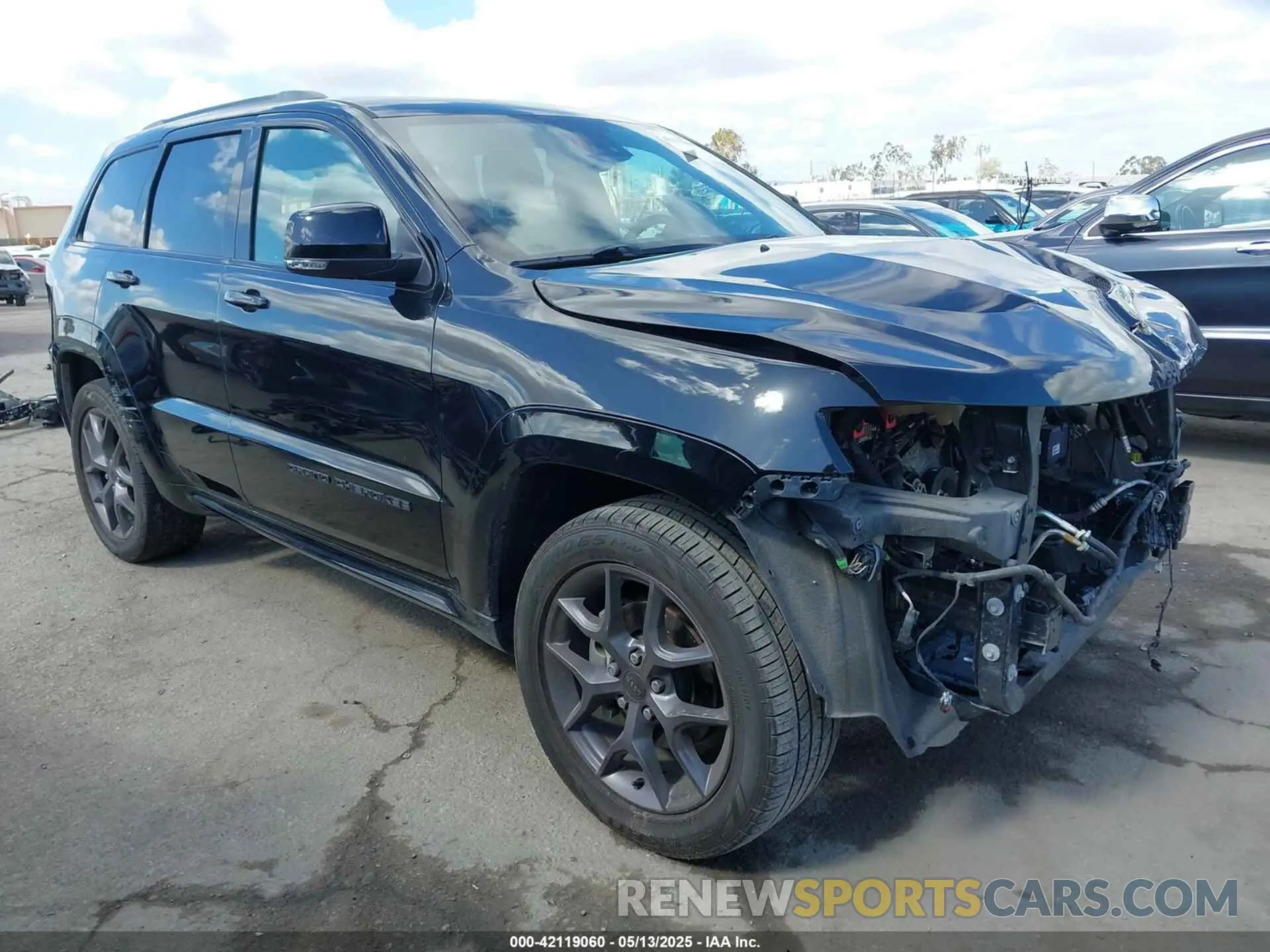 1 Photograph of a damaged car 1C4RJFBG4LC267887 JEEP GRAND CHEROKEE 2020