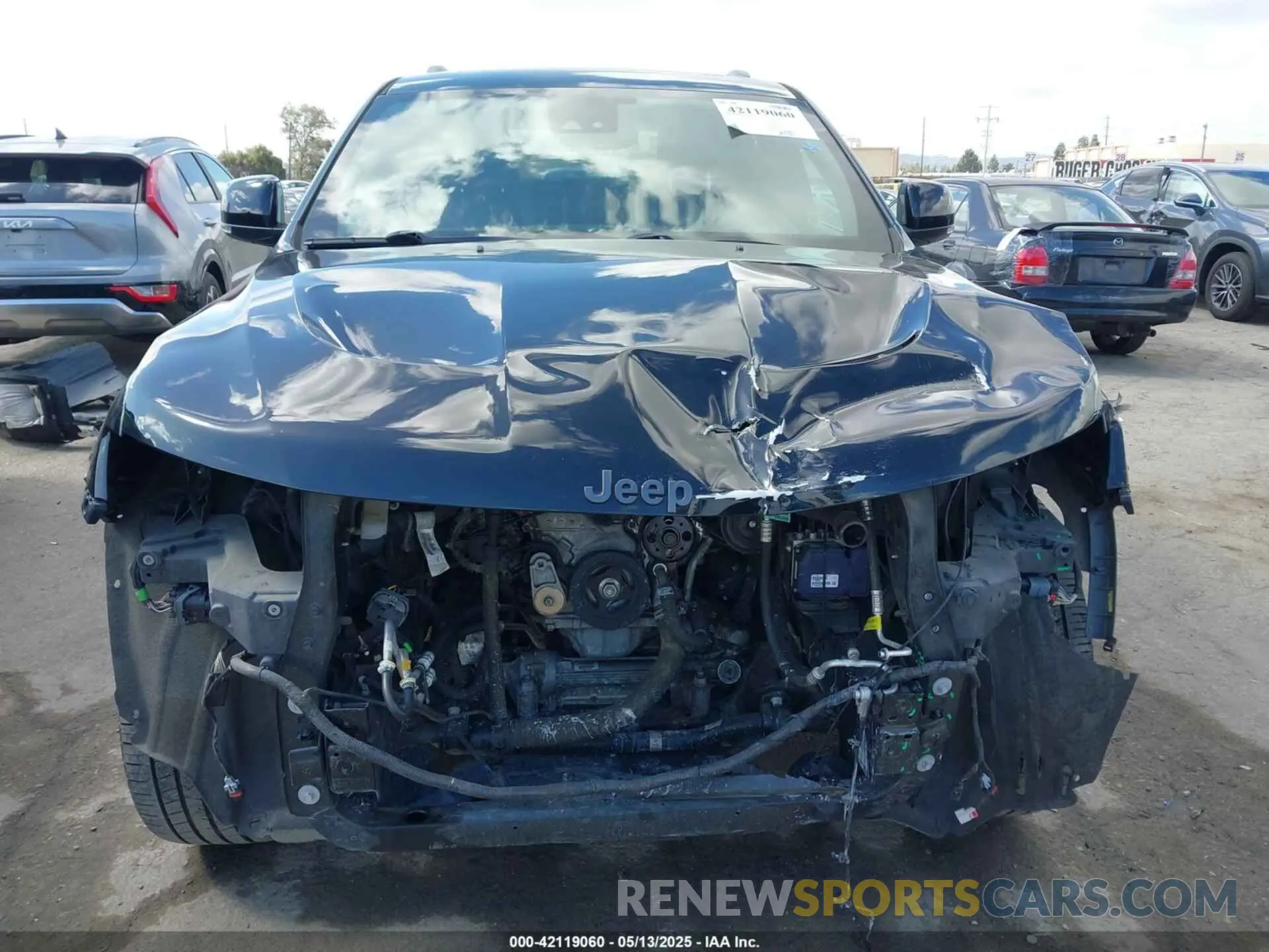 13 Photograph of a damaged car 1C4RJFBG4LC267887 JEEP GRAND CHEROKEE 2020