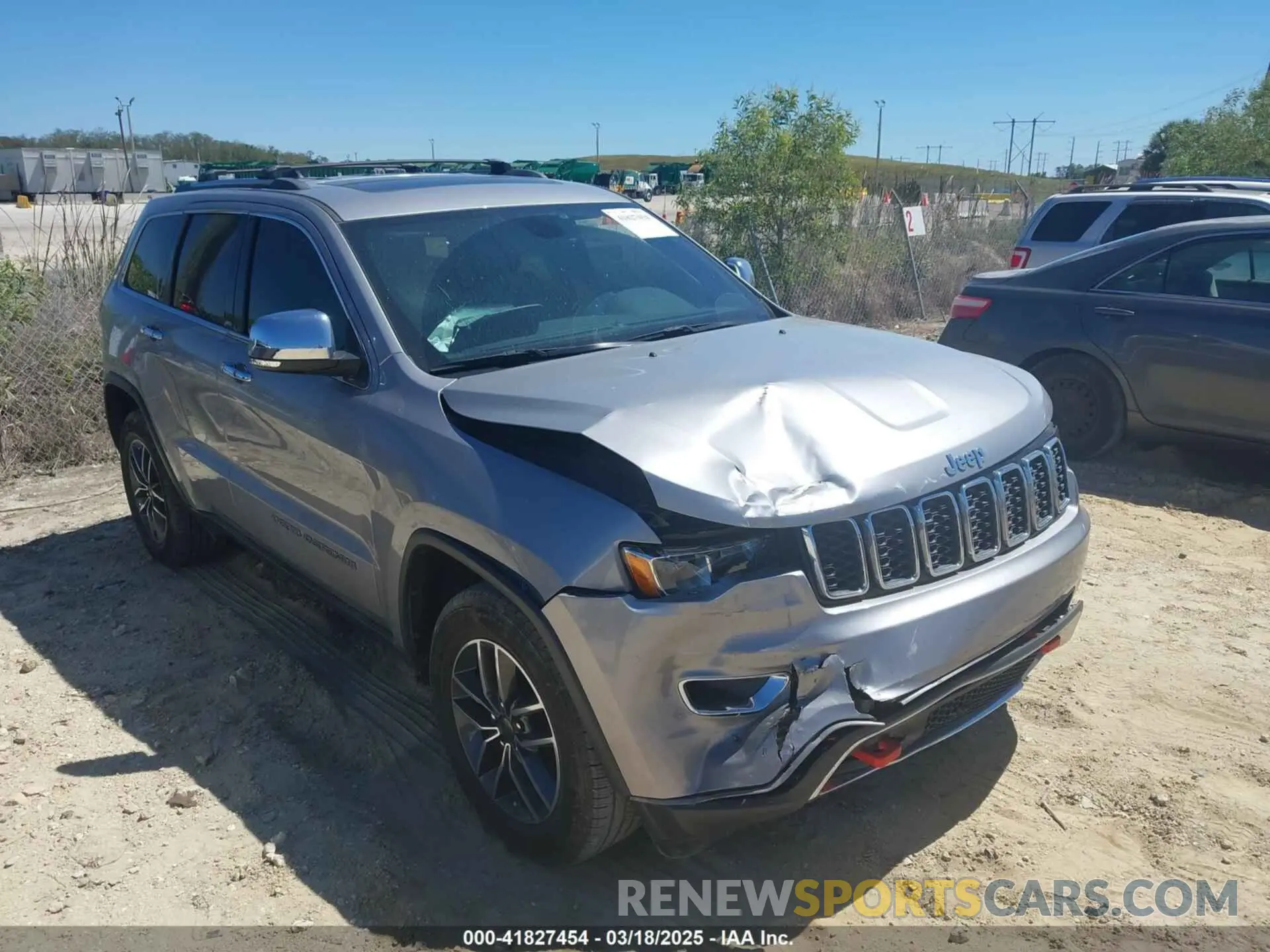 1 Photograph of a damaged car 1C4RJFBG5LC148939 JEEP GRAND CHEROKEE 2020