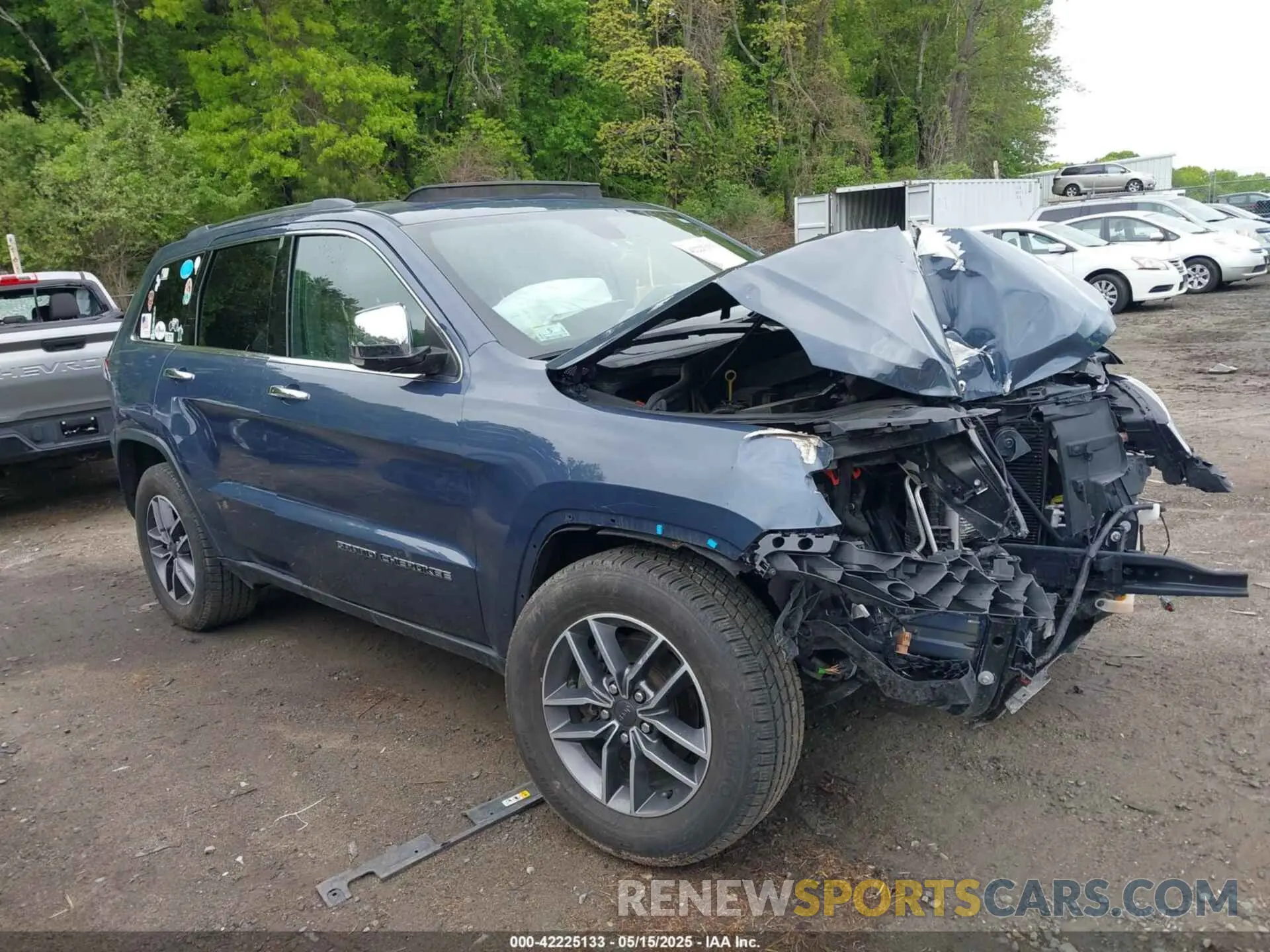 1 Photograph of a damaged car 1C4RJFBG5LC218505 JEEP GRAND CHEROKEE 2020