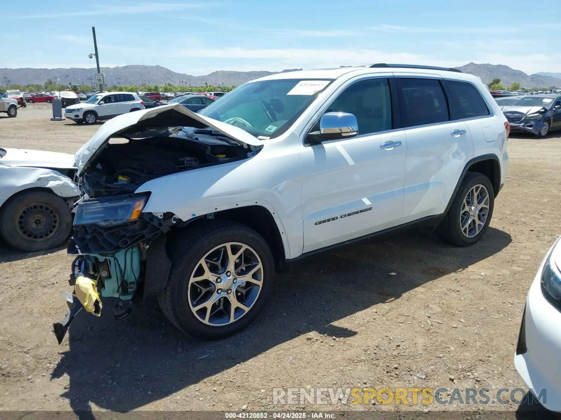 2 Photograph of a damaged car 1C4RJFBG5LC388055 JEEP GRAND CHEROKEE 2020