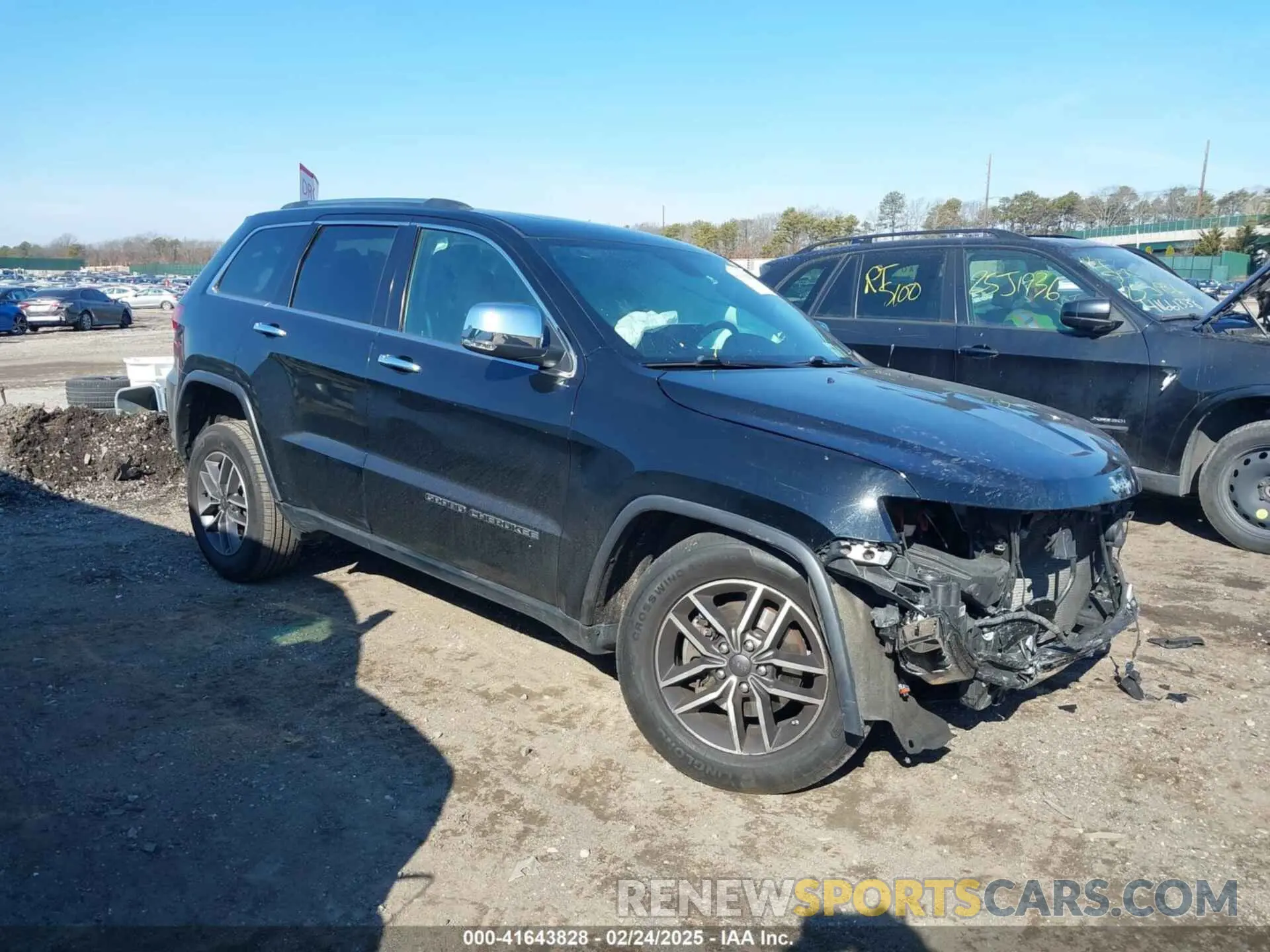 1 Photograph of a damaged car 1C4RJFBG6LC434606 JEEP GRAND CHEROKEE 2020