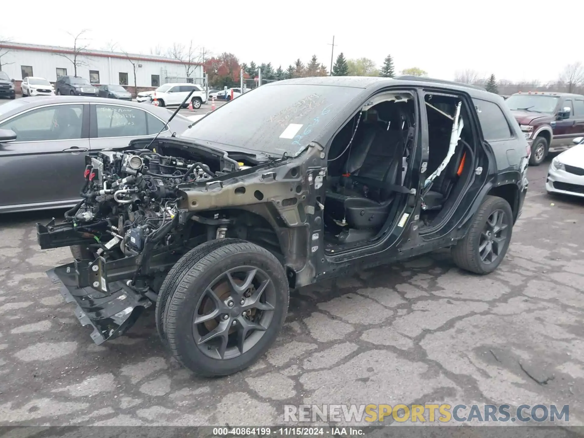 2 Photograph of a damaged car 1C4RJFBG7LC126862 JEEP GRAND CHEROKEE 2020
