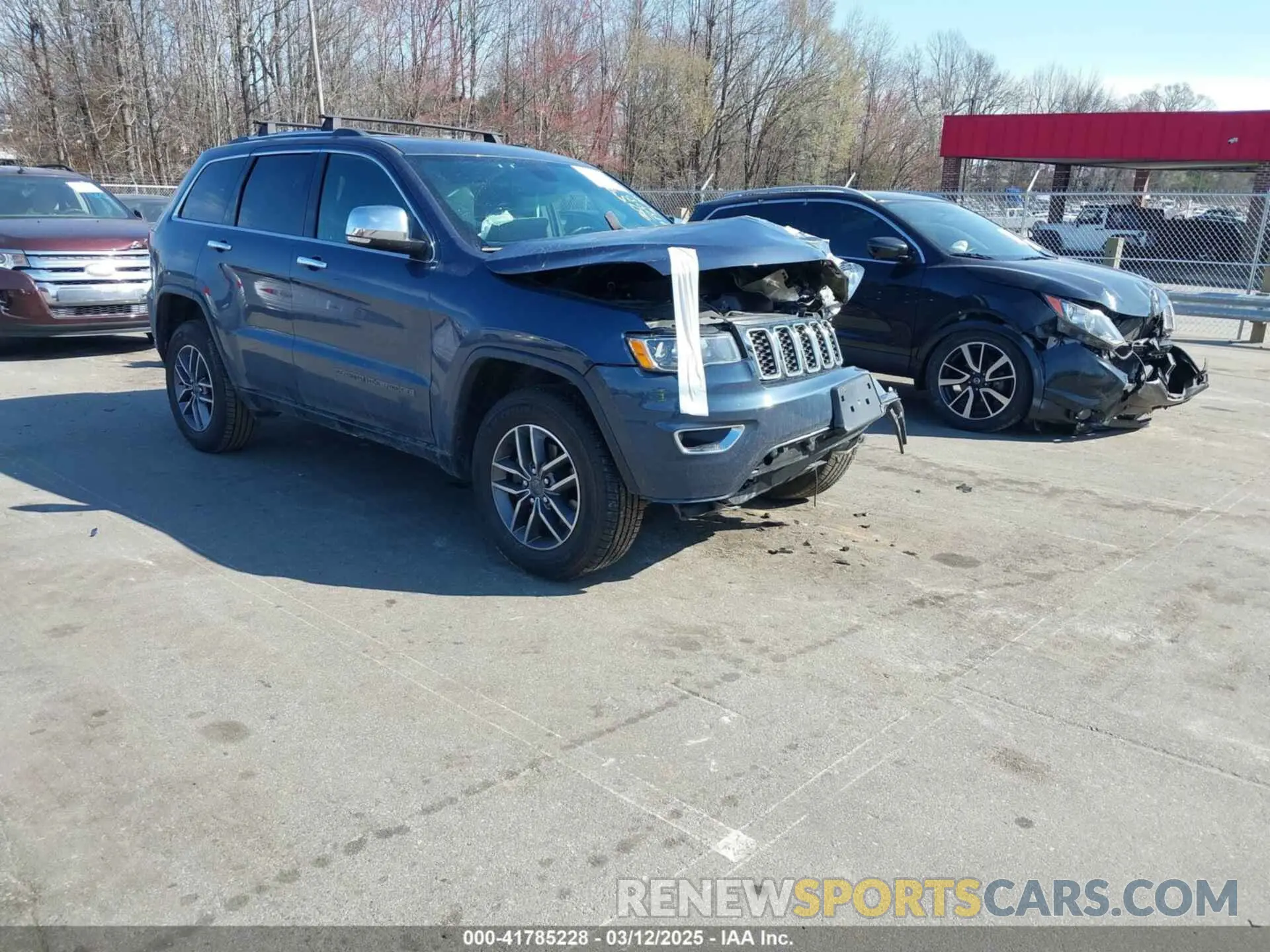 1 Photograph of a damaged car 1C4RJFBG9LC304531 JEEP GRAND CHEROKEE 2020