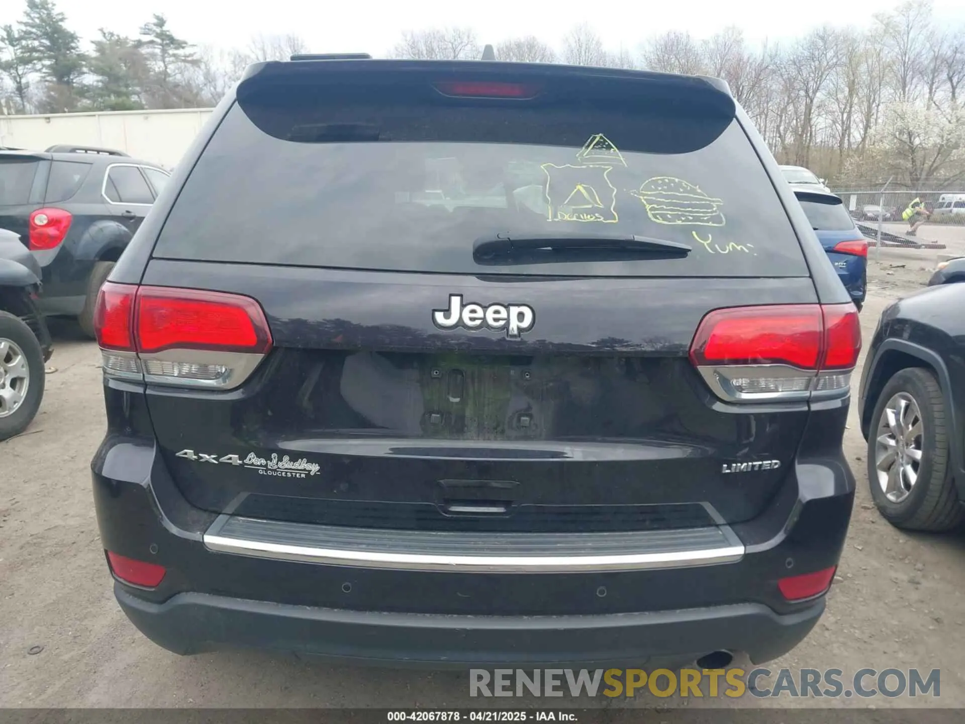16 Photograph of a damaged car 1C4RJFBGXLC426234 JEEP GRAND CHEROKEE 2020