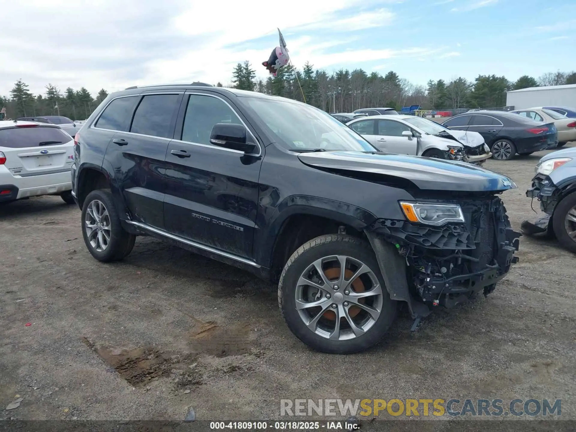 1 Photograph of a damaged car 1C4RJFJT5LC355247 JEEP GRAND CHEROKEE 2020