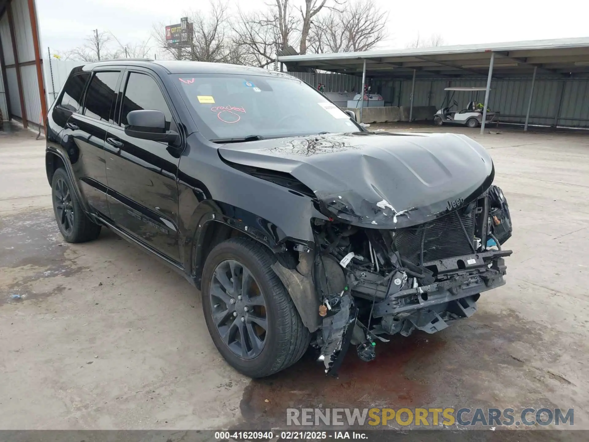 1 Photograph of a damaged car 1C4RJEAG2MC658324 JEEP GRAND CHEROKEE 2021