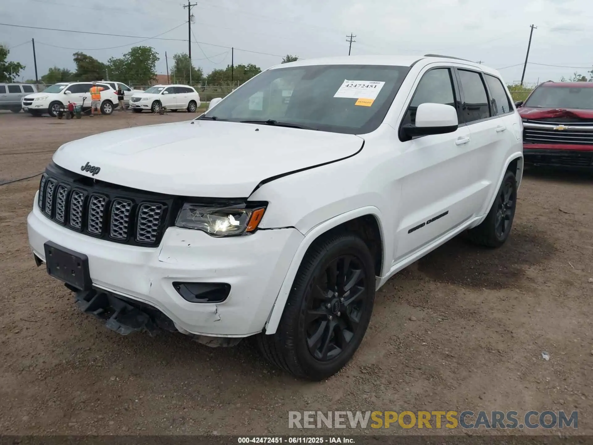 2 Photograph of a damaged car 1C4RJEAG3MC830957 JEEP GRAND CHEROKEE 2021