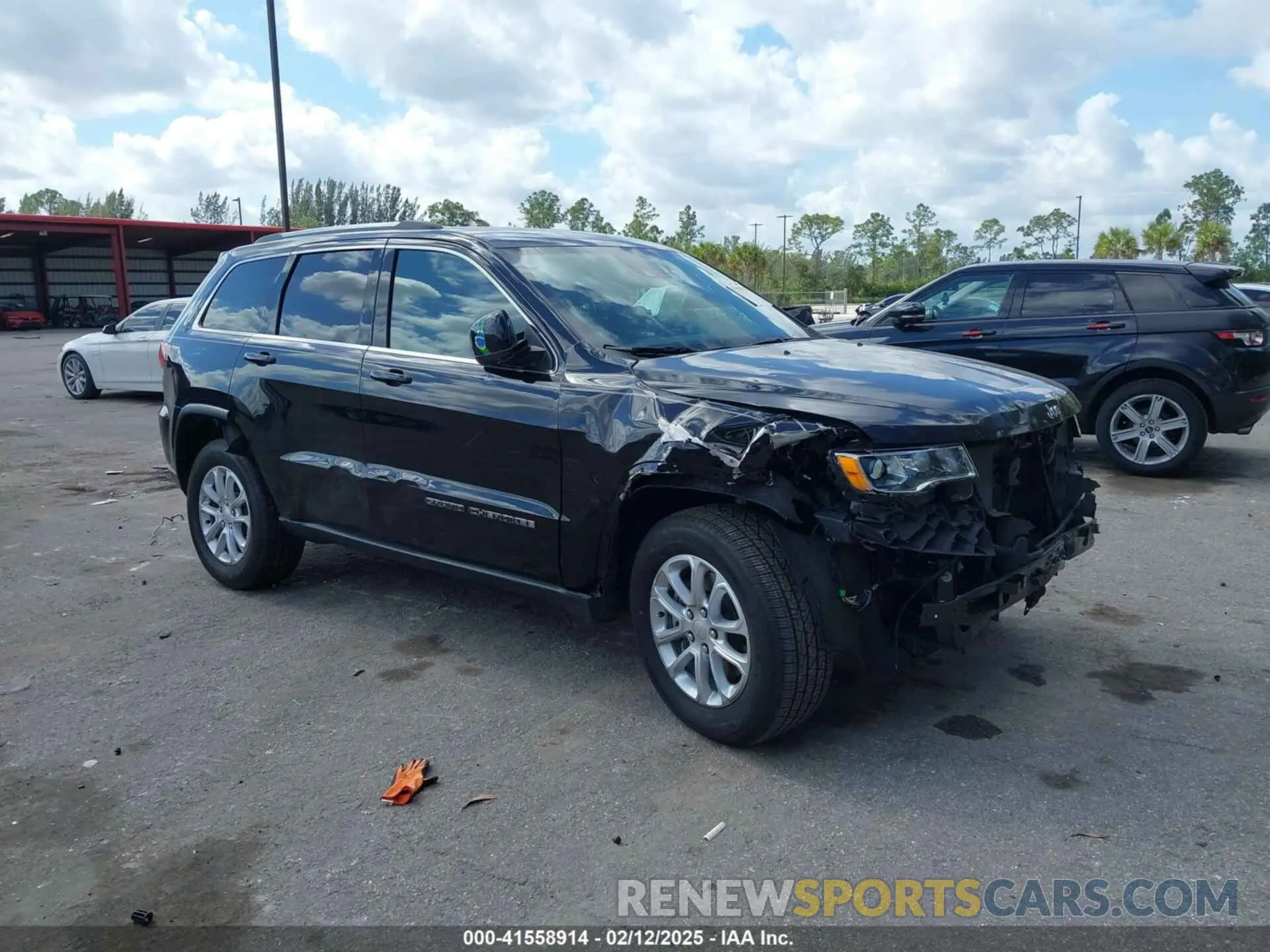 1 Photograph of a damaged car 1C4RJEAG5MC843953 JEEP GRAND CHEROKEE 2021