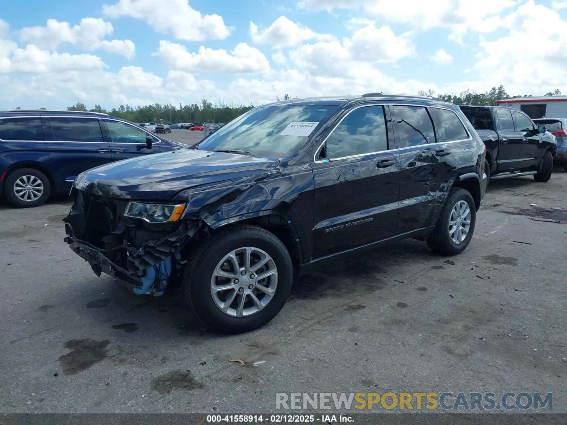 2 Photograph of a damaged car 1C4RJEAG5MC843953 JEEP GRAND CHEROKEE 2021