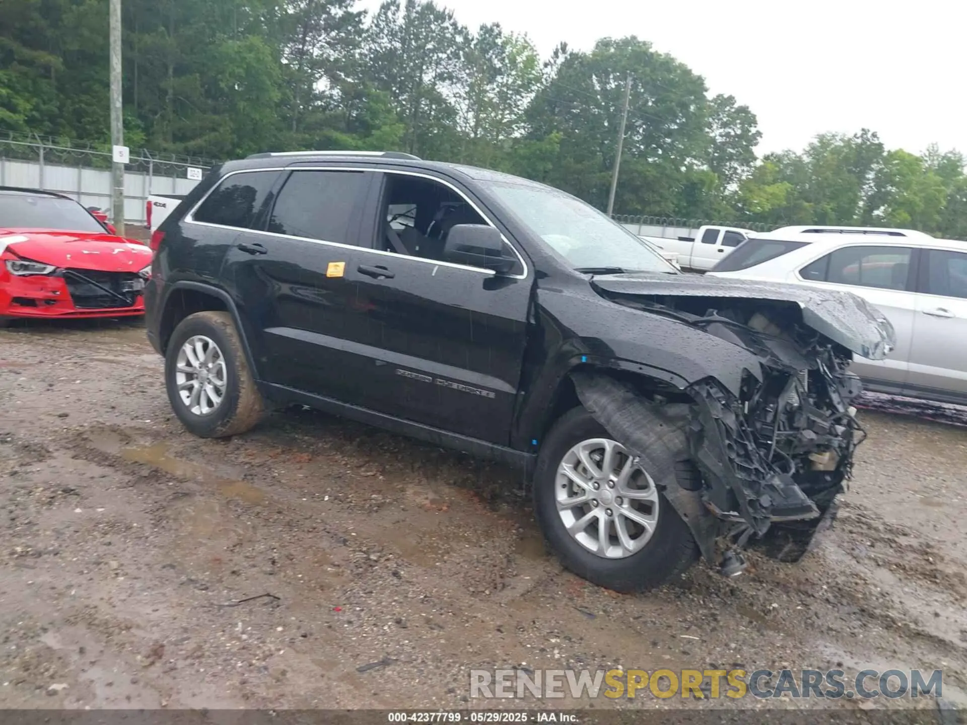 1 Photograph of a damaged car 1C4RJEAG7MC658187 JEEP GRAND CHEROKEE 2021