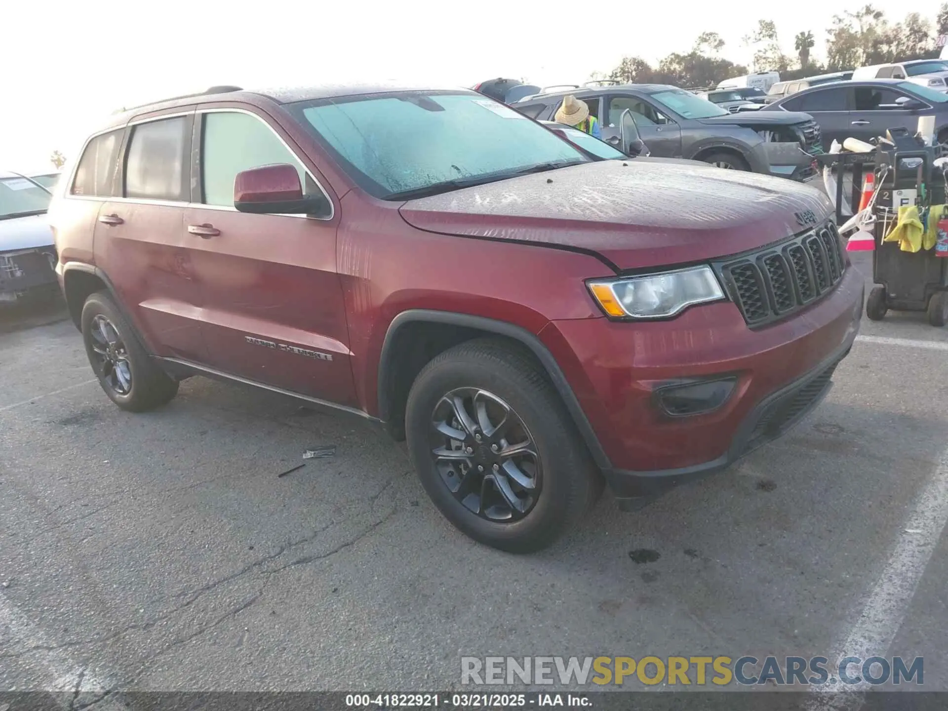 1 Photograph of a damaged car 1C4RJEAG7MC712703 JEEP GRAND CHEROKEE 2021