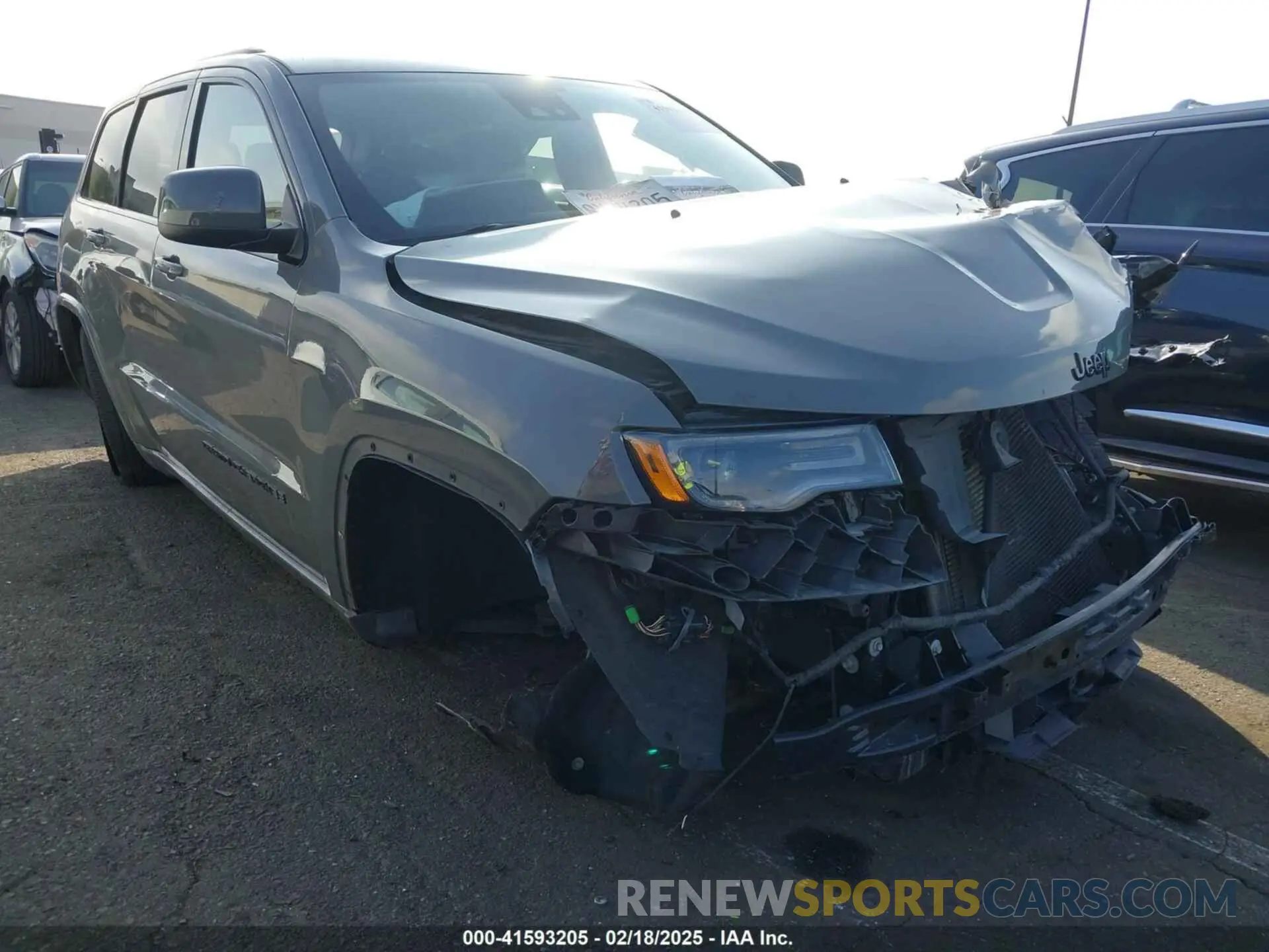 1 Photograph of a damaged car 1C4RJEAG7MC785604 JEEP GRAND CHEROKEE 2021