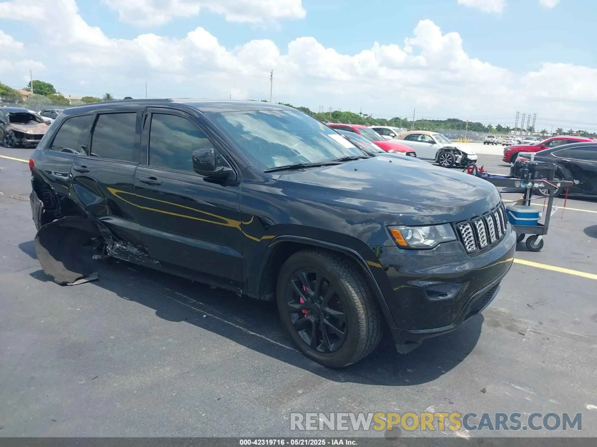 1 Photograph of a damaged car 1C4RJEAG7MC844473 JEEP GRAND CHEROKEE 2021