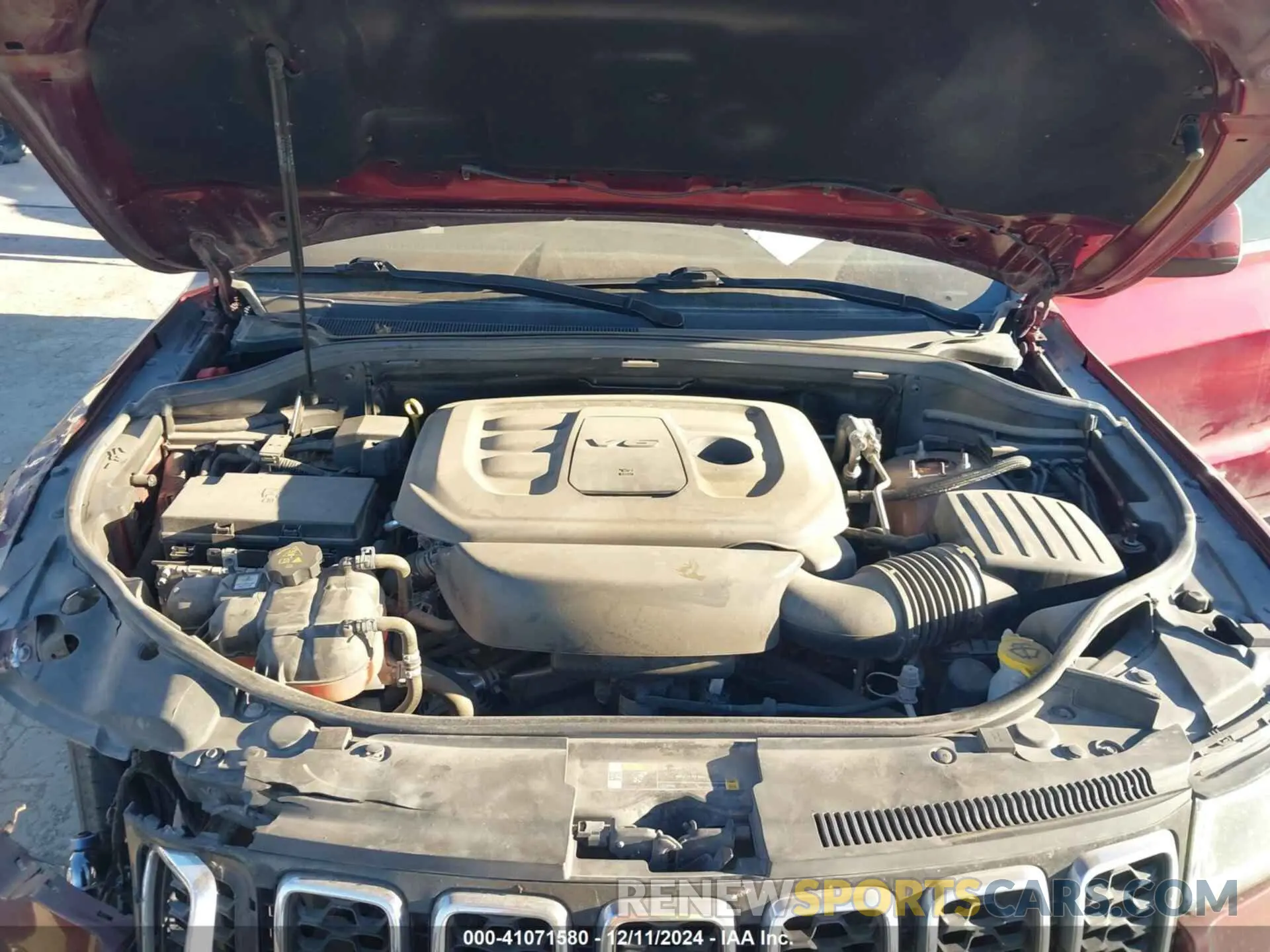 10 Photograph of a damaged car 1C4RJEAG9MC739126 JEEP GRAND CHEROKEE 2021