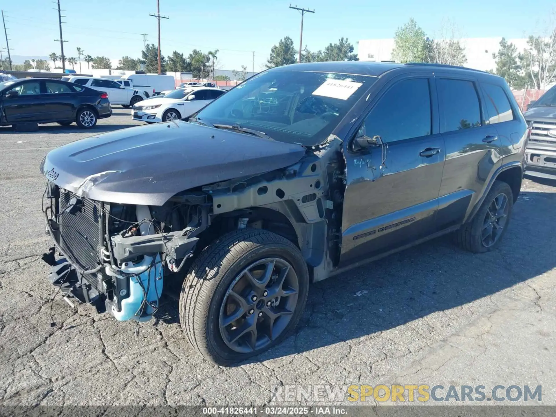 2 Photograph of a damaged car 1C4RJEBGXMC511179 JEEP GRAND CHEROKEE 2021