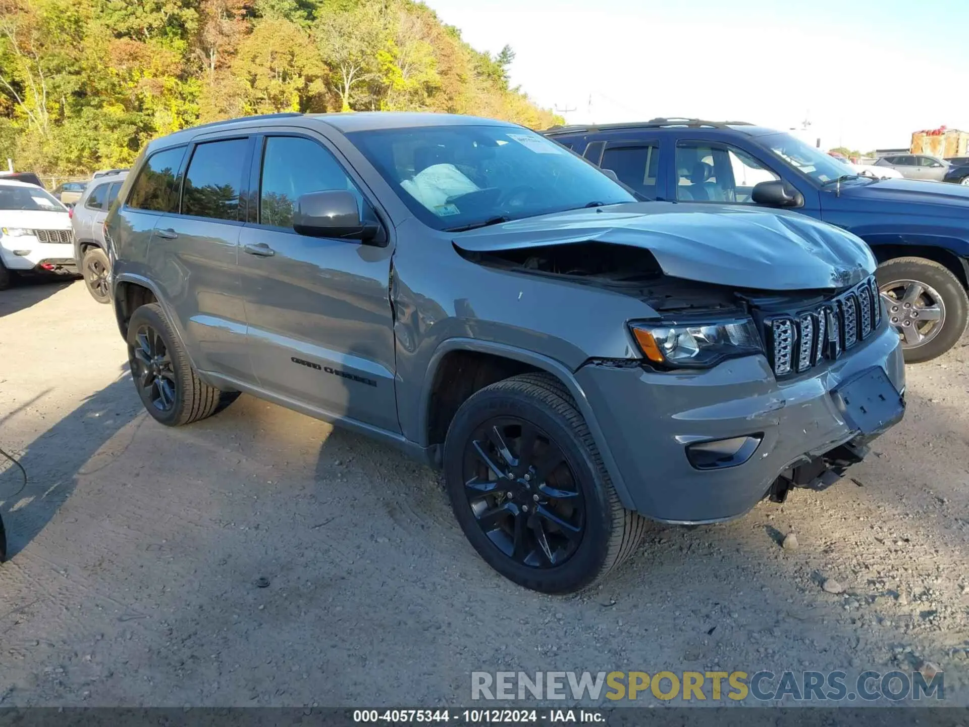1 Photograph of a damaged car 1C4RJFAG1MC732578 JEEP GRAND CHEROKEE 2021