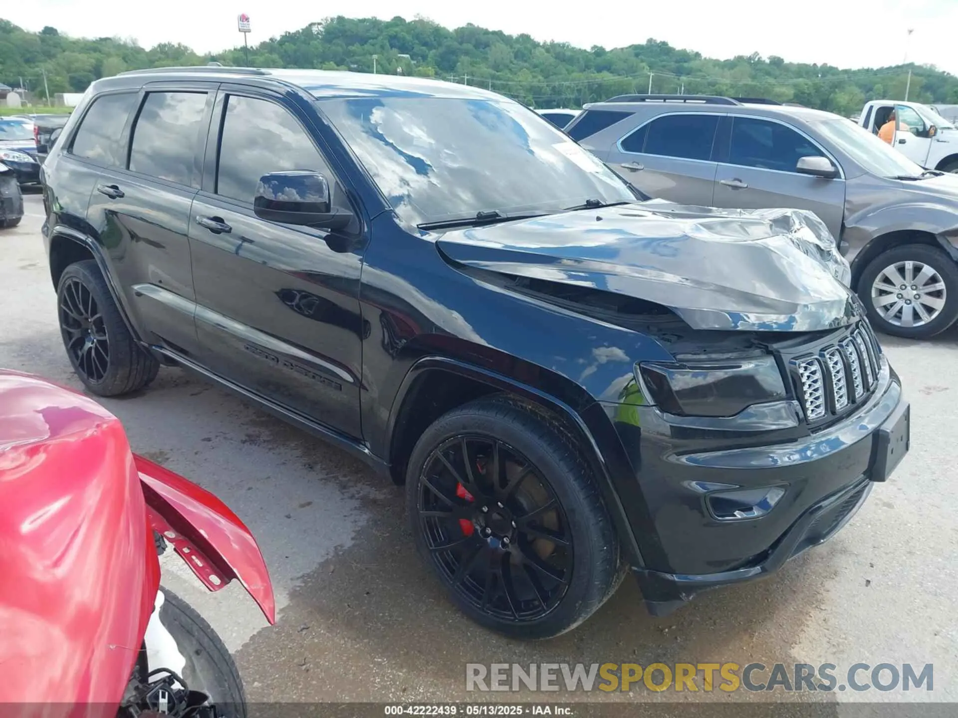 1 Photograph of a damaged car 1C4RJFAG2MC516111 JEEP GRAND CHEROKEE 2021