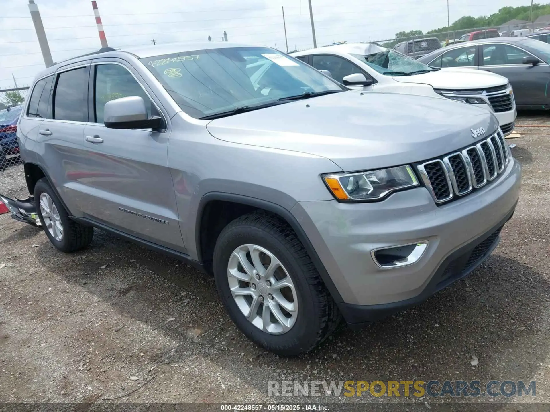 1 Photograph of a damaged car 1C4RJFAG3MC503724 JEEP GRAND CHEROKEE 2021
