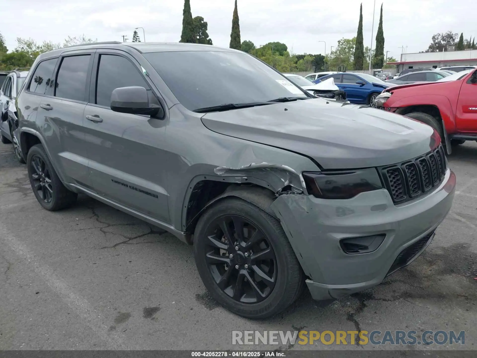 1 Photograph of a damaged car 1C4RJFAG4MC677429 JEEP GRAND CHEROKEE 2021
