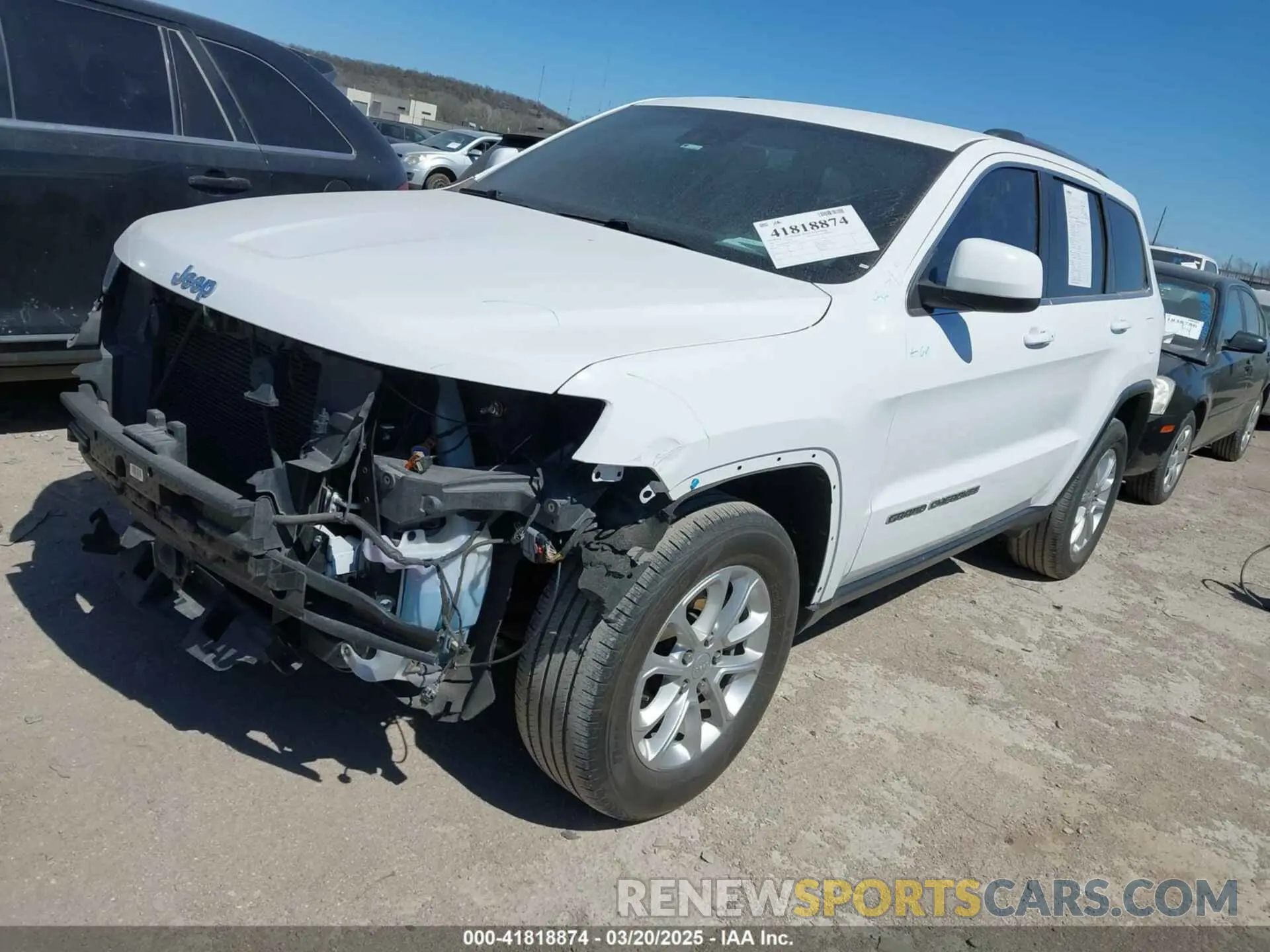 2 Photograph of a damaged car 1C4RJFAG5MC579865 JEEP GRAND CHEROKEE 2021