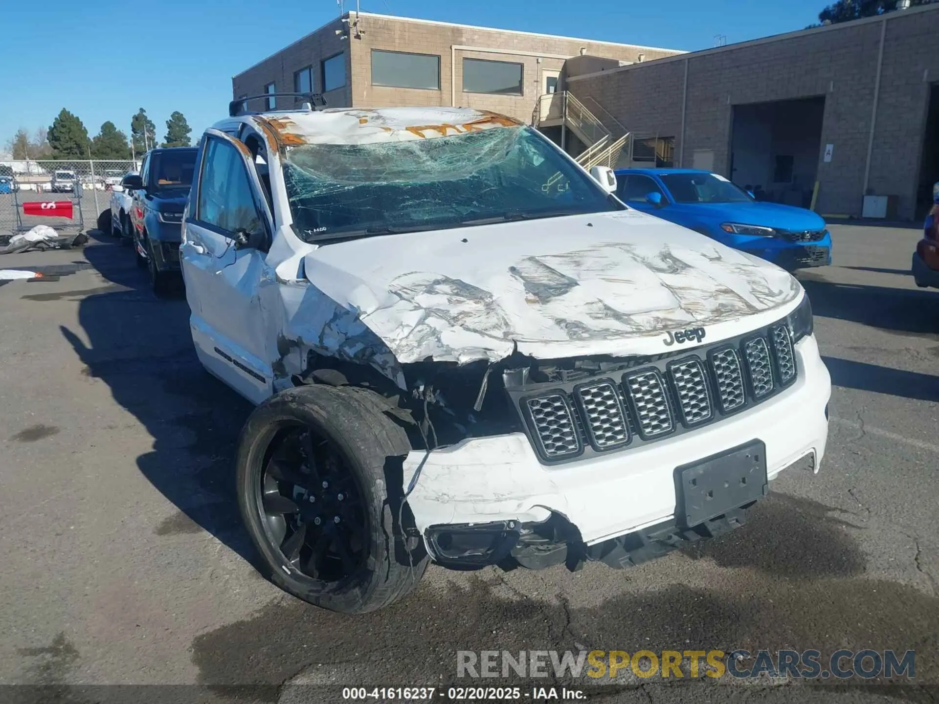 1 Photograph of a damaged car 1C4RJFAG6MC562086 JEEP GRAND CHEROKEE 2021