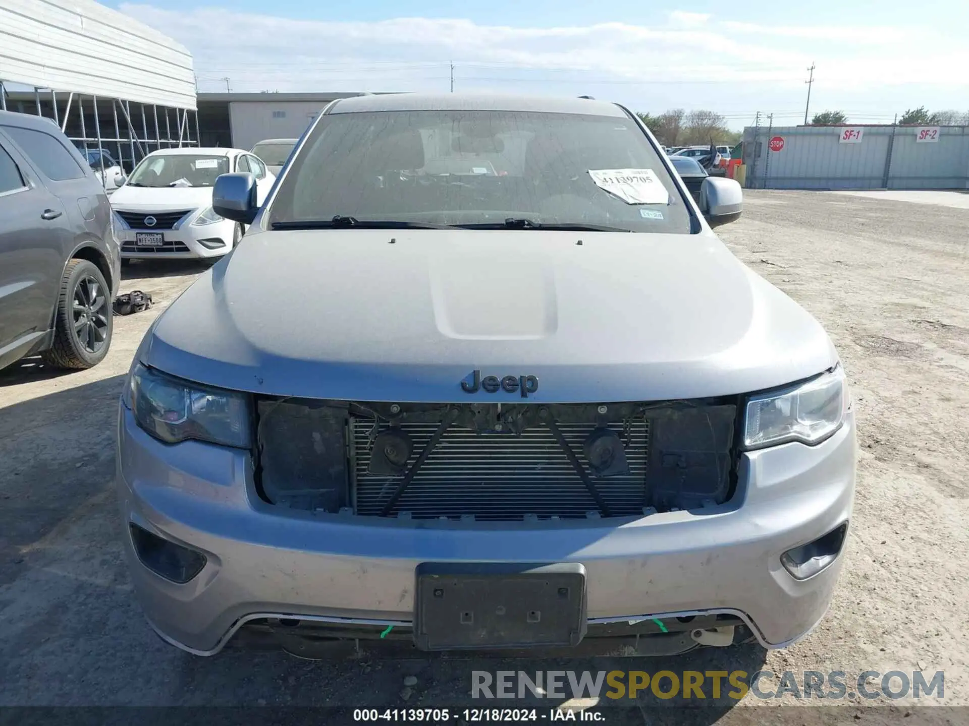 12 Photograph of a damaged car 1C4RJFAG6MC769674 JEEP GRAND CHEROKEE 2021