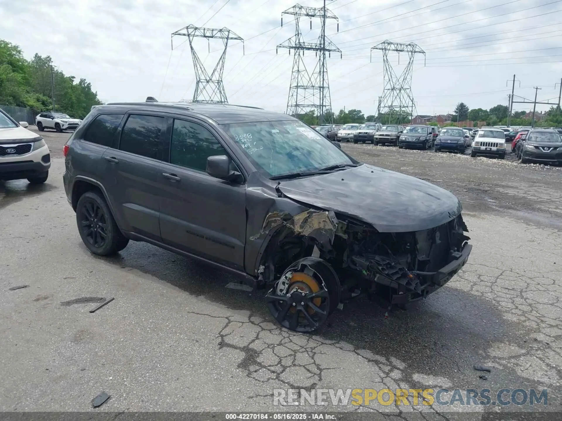 1 Photograph of a damaged car 1C4RJFAG6MC774728 JEEP GRAND CHEROKEE 2021