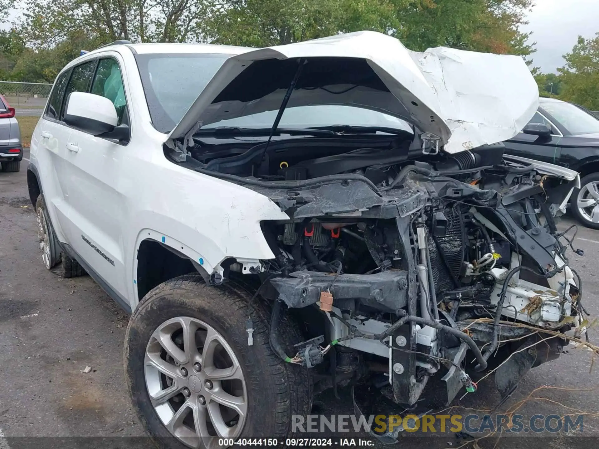 1 Photograph of a damaged car 1C4RJFAG9MC771869 JEEP GRAND CHEROKEE 2021