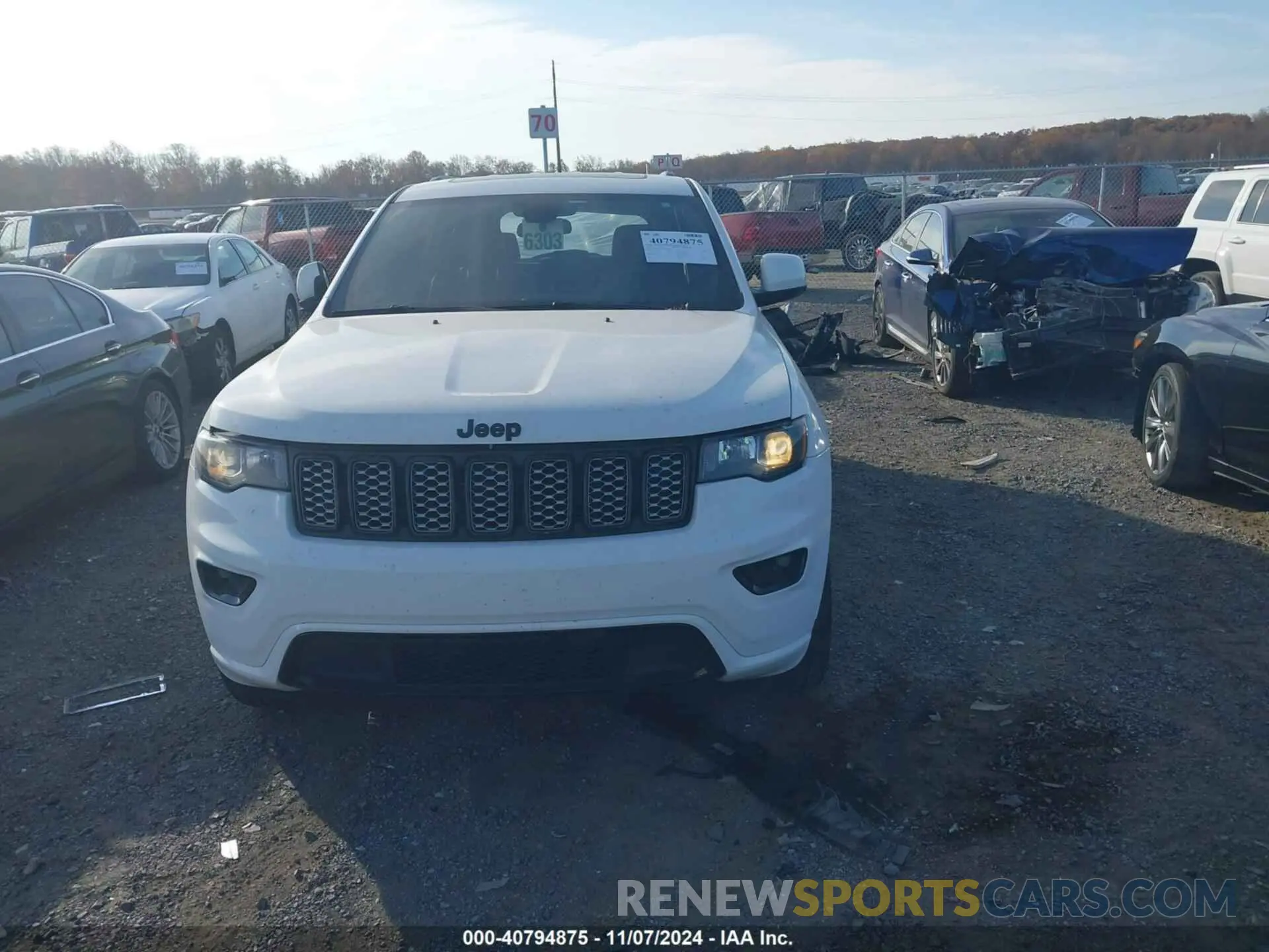 12 Photograph of a damaged car 1C4RJFAGXMC589548 JEEP GRAND CHEROKEE 2021